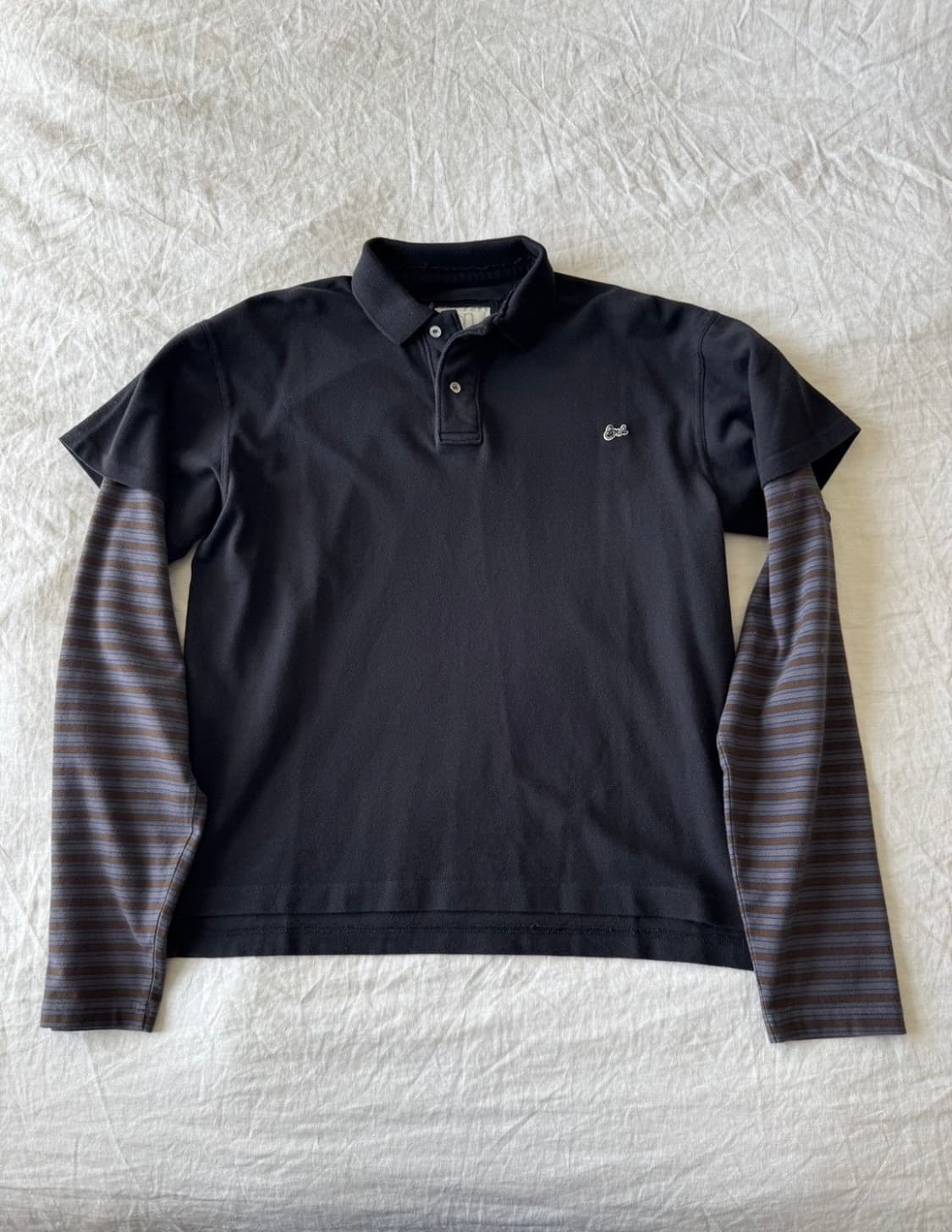 ERL DOUBLE SLEEVE POLO T-SHIRT ポロ Tシャツ