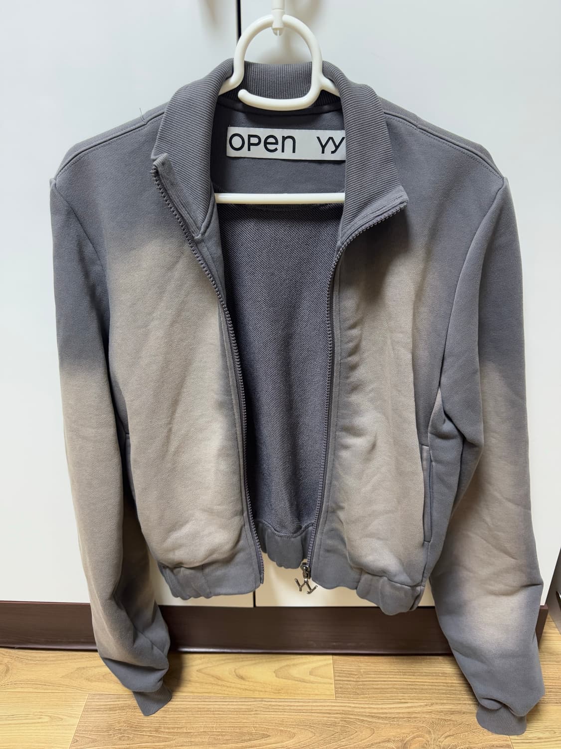 openyy パーカー[OPEN YY] WASHED BABY ZIPPED Open yy baby washed zipped jaket [1size] | 후루츠패밀리