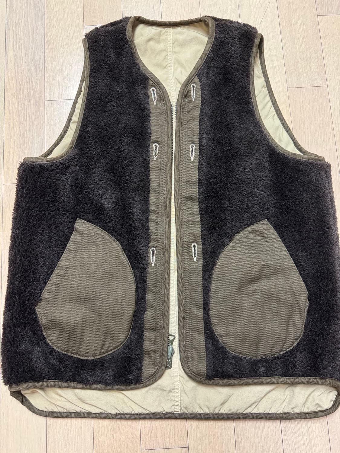 未使用VISVIM 23SS LINER VEST C/D CON（visvim CONTRARY DEPT