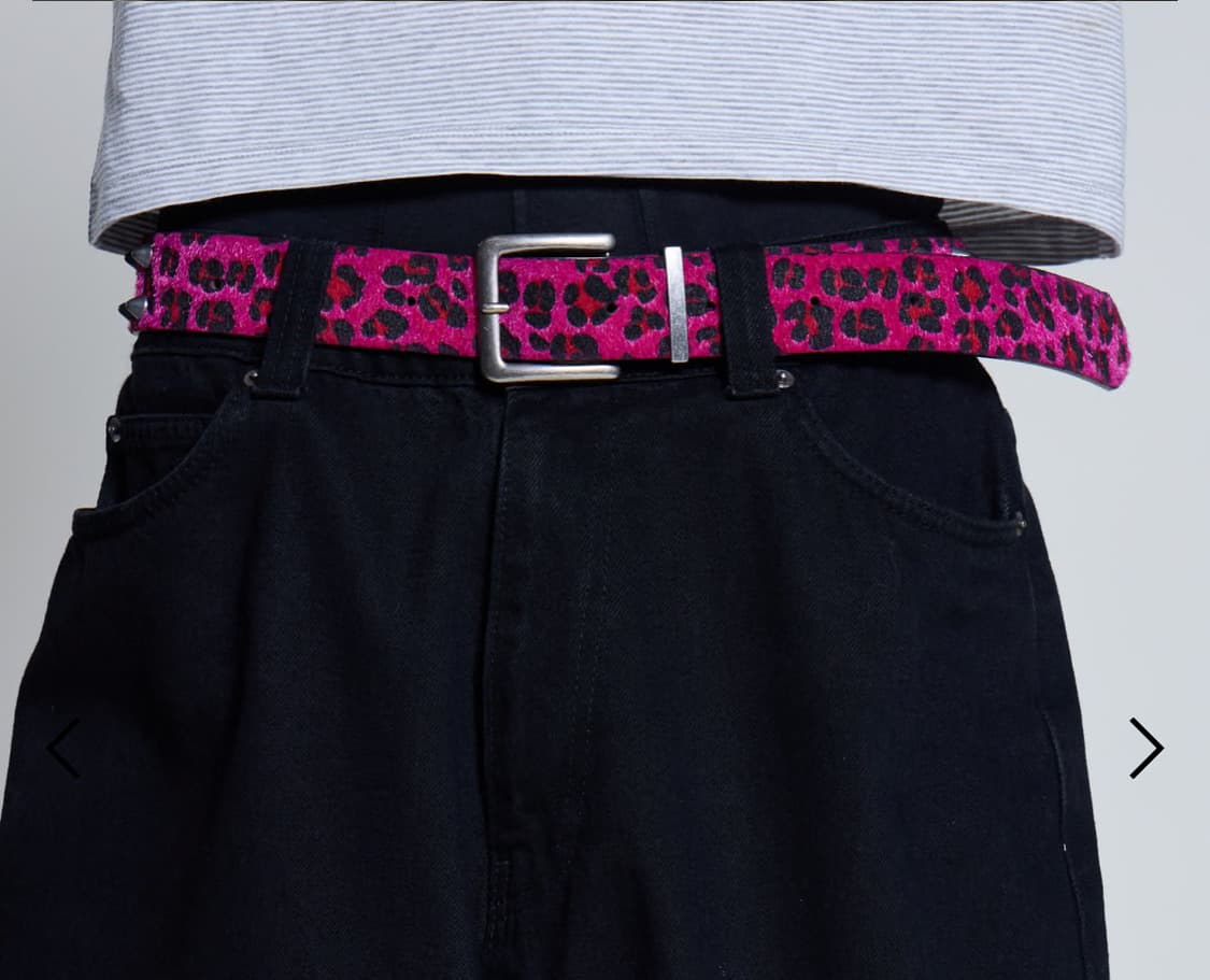 新品未使用【JADED LONDON】Panther Studded Belt Panther Studded Belt | Jaded London | Clothing