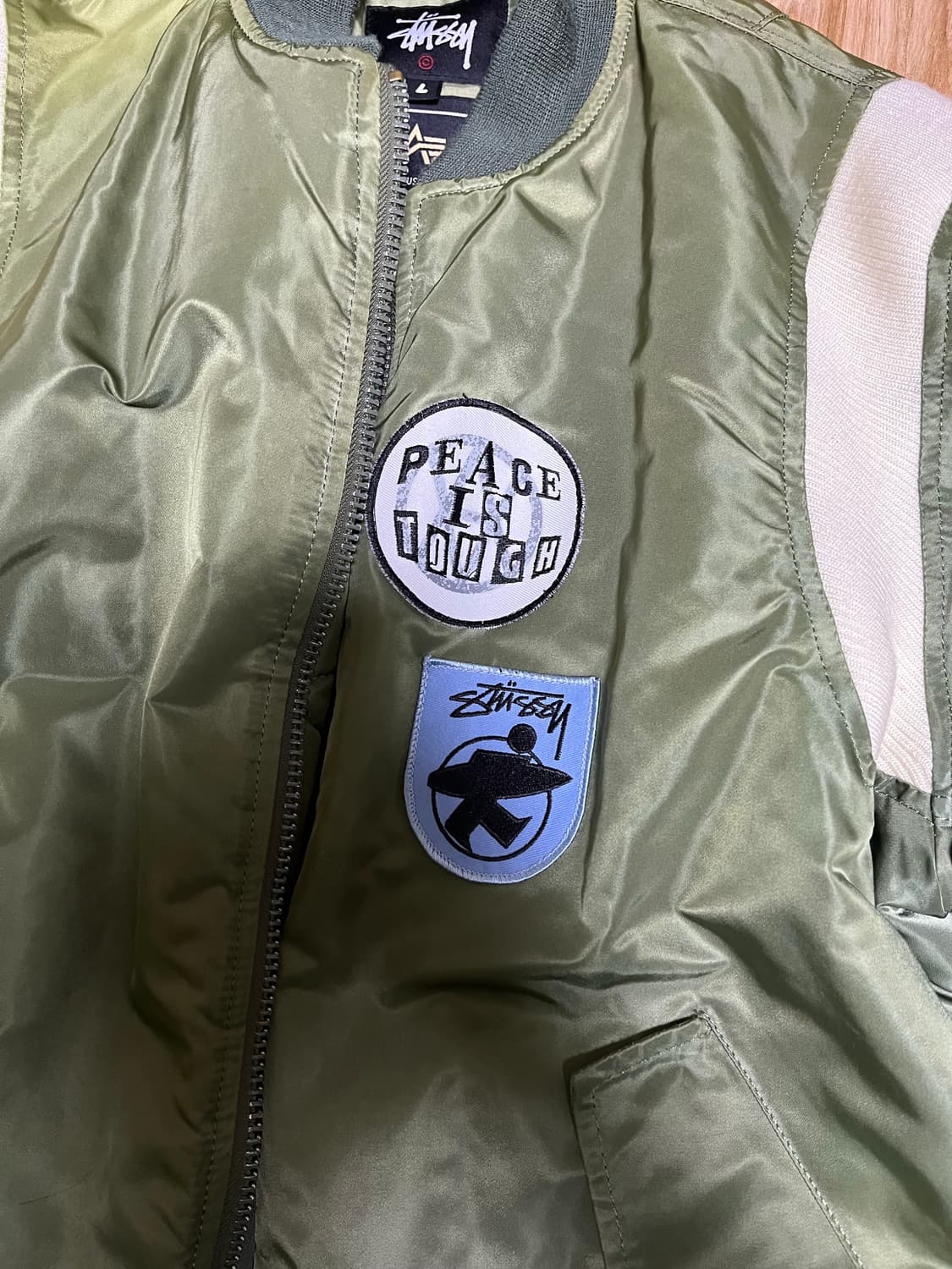 STUSSY】25周年記念MA-1 25th ボンバー ジャケット STUSSY