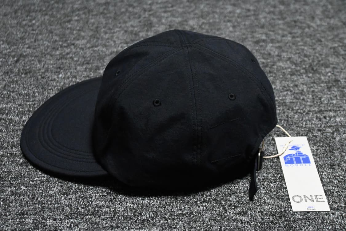 noroll usually cap ブラック 帽子 NOROLL 23AW USUALLY CAP BLACK
