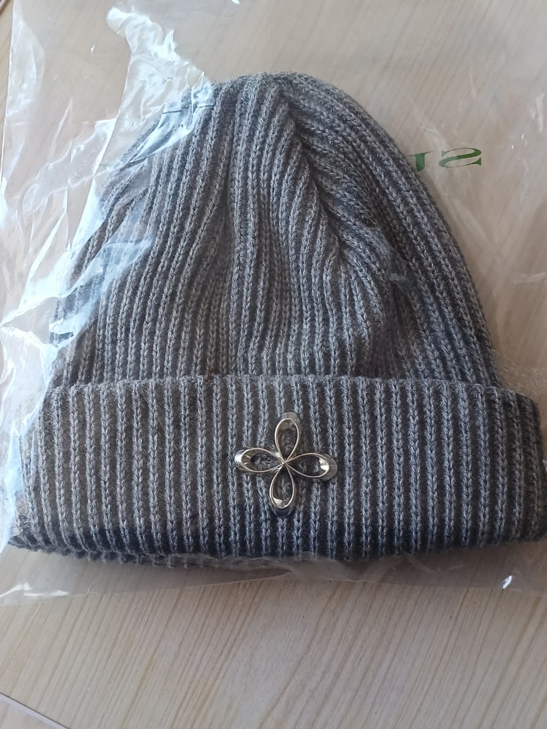 【SURGERY】surgery clover logo beanie ver.2 'grey' SURGERY : 써저리] surgery clover logo beanie ver.2 'grey