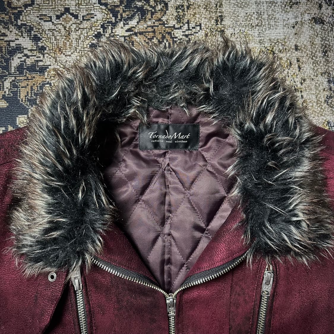 TORNADO MART レオパード 豹柄 ライダース　タイプ　ジャケット Tornado Mart Leopard Fur Riders Jacket