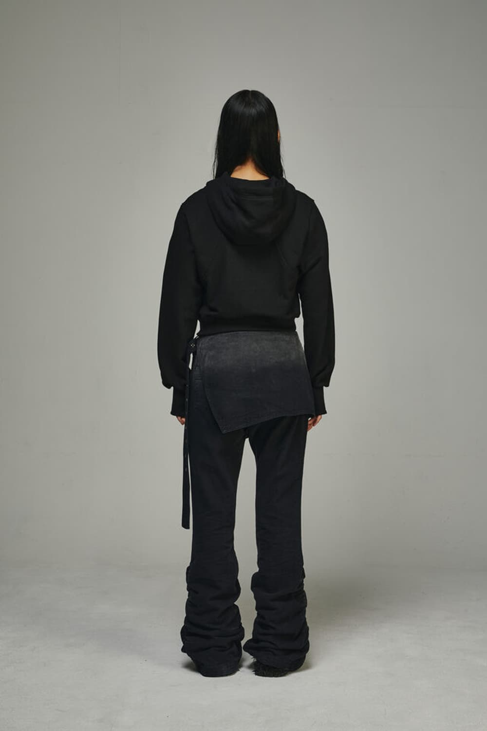 パンツ BLR Dyed Eyelet Belt Skirt Shirring Pants BLR】 DYED EYELET BELT SKIRT SHIRRING PANTS デニム・ジーンズ