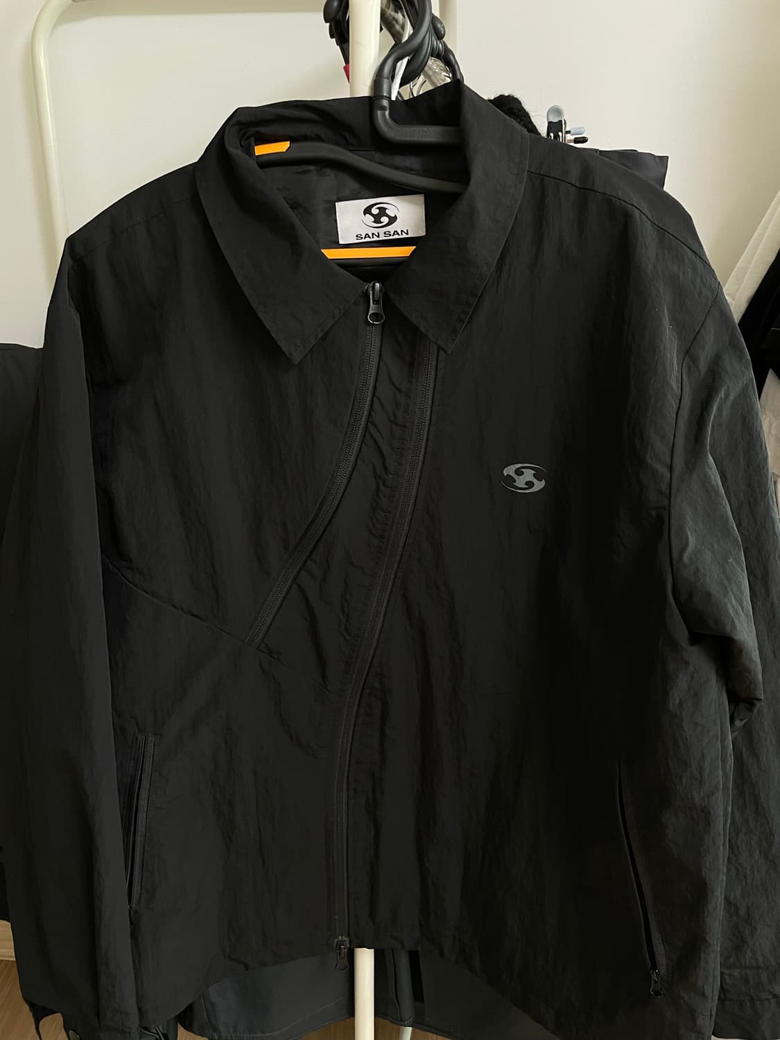 SanSanGear 25ss coach jacket black SAN | GEAR white メルカリ 블랙_25SS