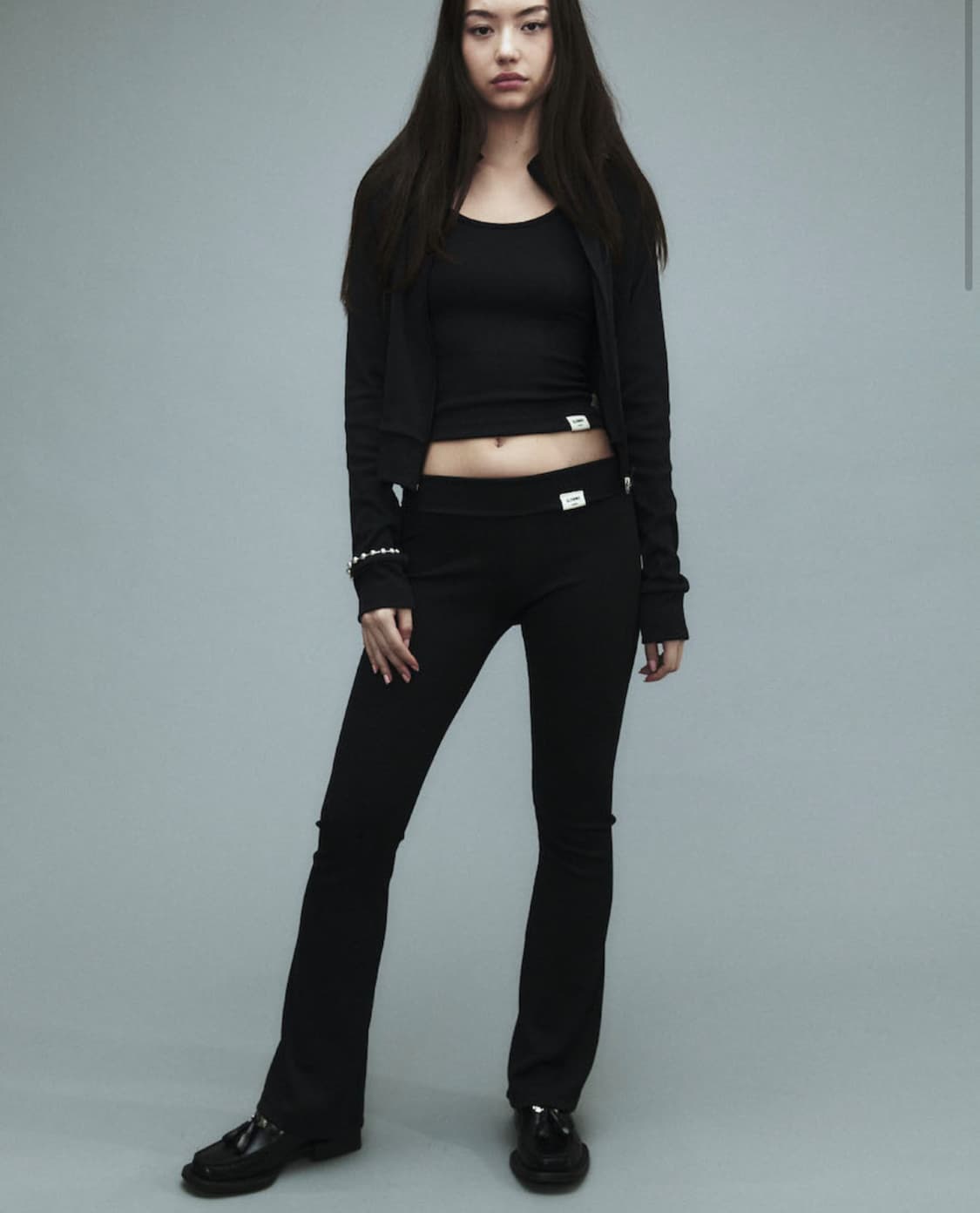 glowny classic rib flare pants | 후루츠패밀리