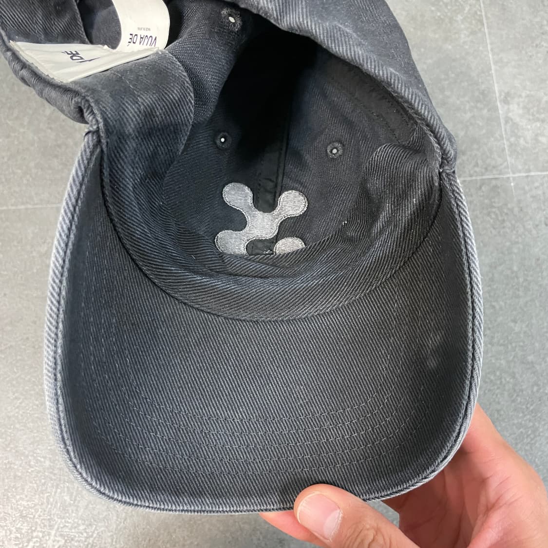 vuja de denim hat black 뷰자데 캡 | 후루츠패밀리