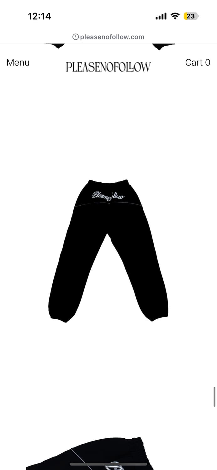 韓国 人気[PLEASENOFOLLOW]KOZI HEAVYWEIGHTT BACK LOGO JOGGER 플노팔 kozi heavyweight back logo jogger | 후루츠패밀리