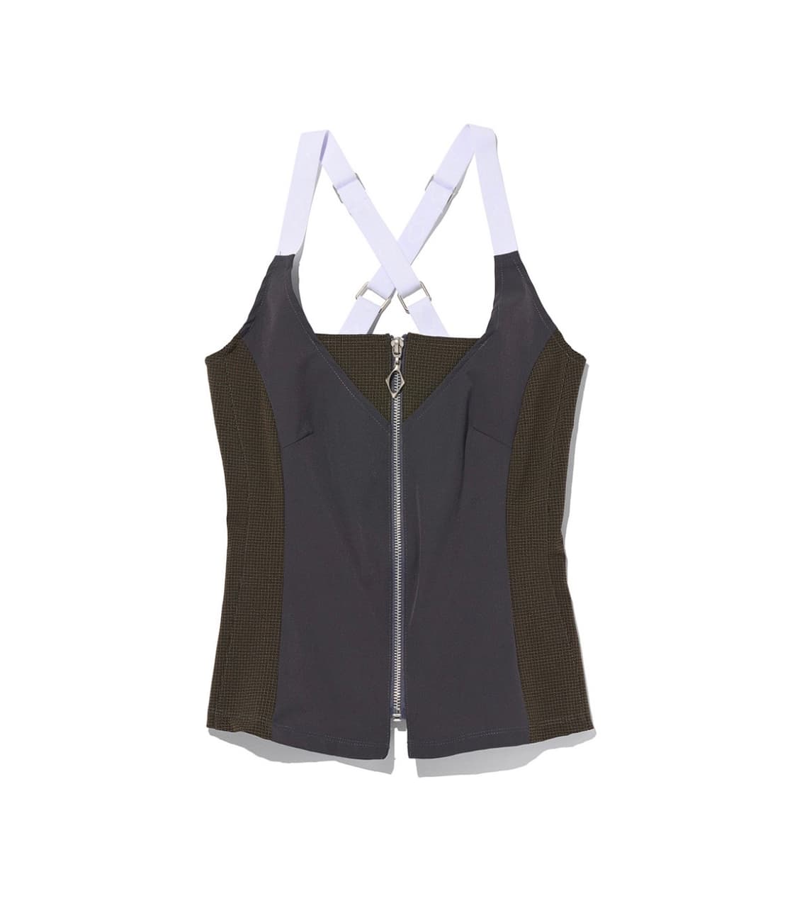 トップス MSCHF STRAP ZIP UP SLEEVELESS MSCHF STRAP ZIP UP SLEEVELESS