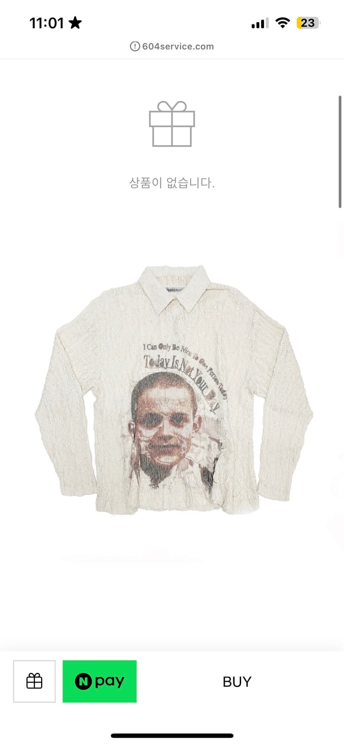 604service today is not your day T-shirt トップス 604SERVICE TODAY