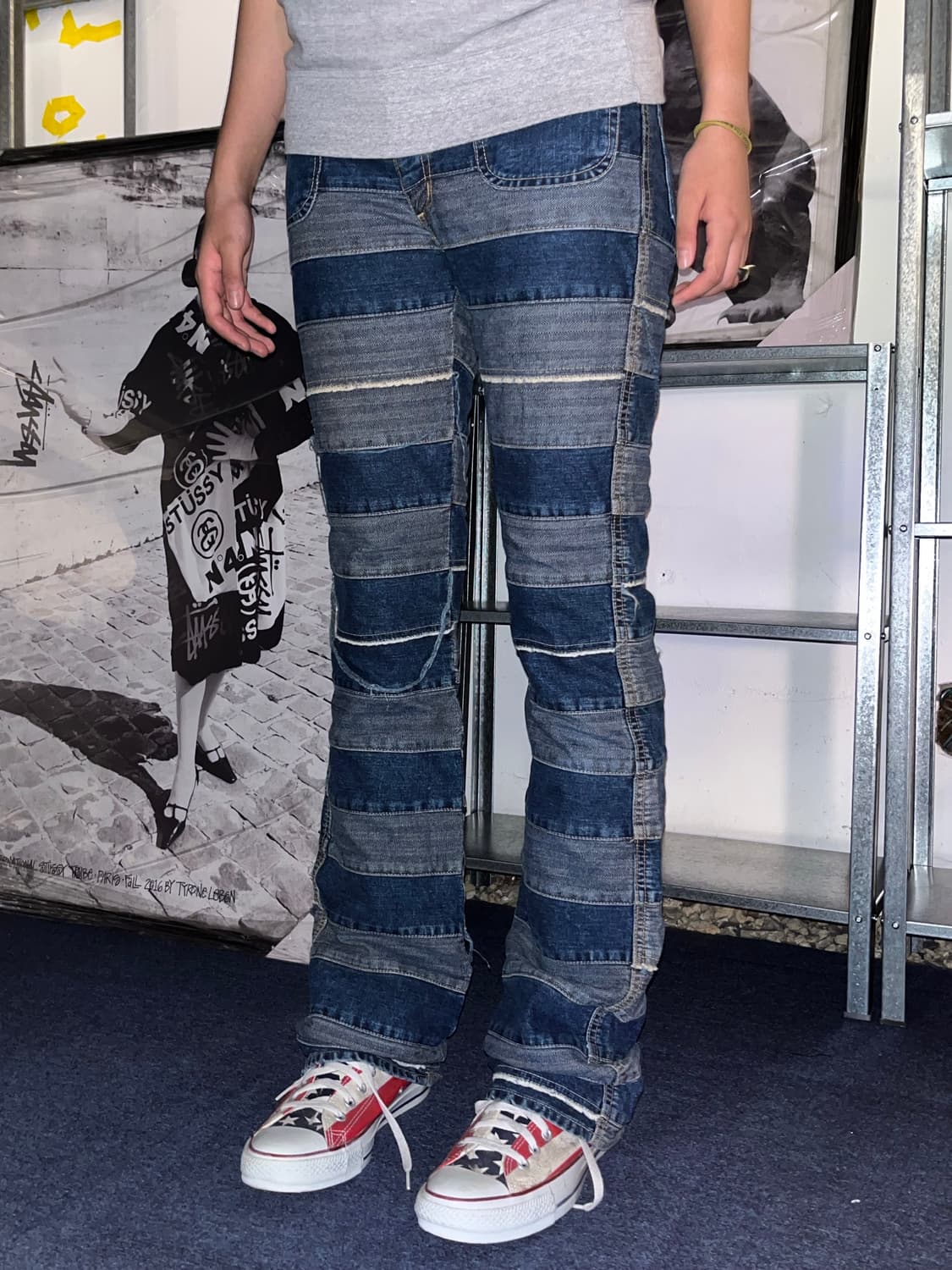 hysteric glamour ヒステリックグラマー kinky jeans ヒステリックグラマーHYSTERIC GLAMOUR KINKY JEANS ワッペン