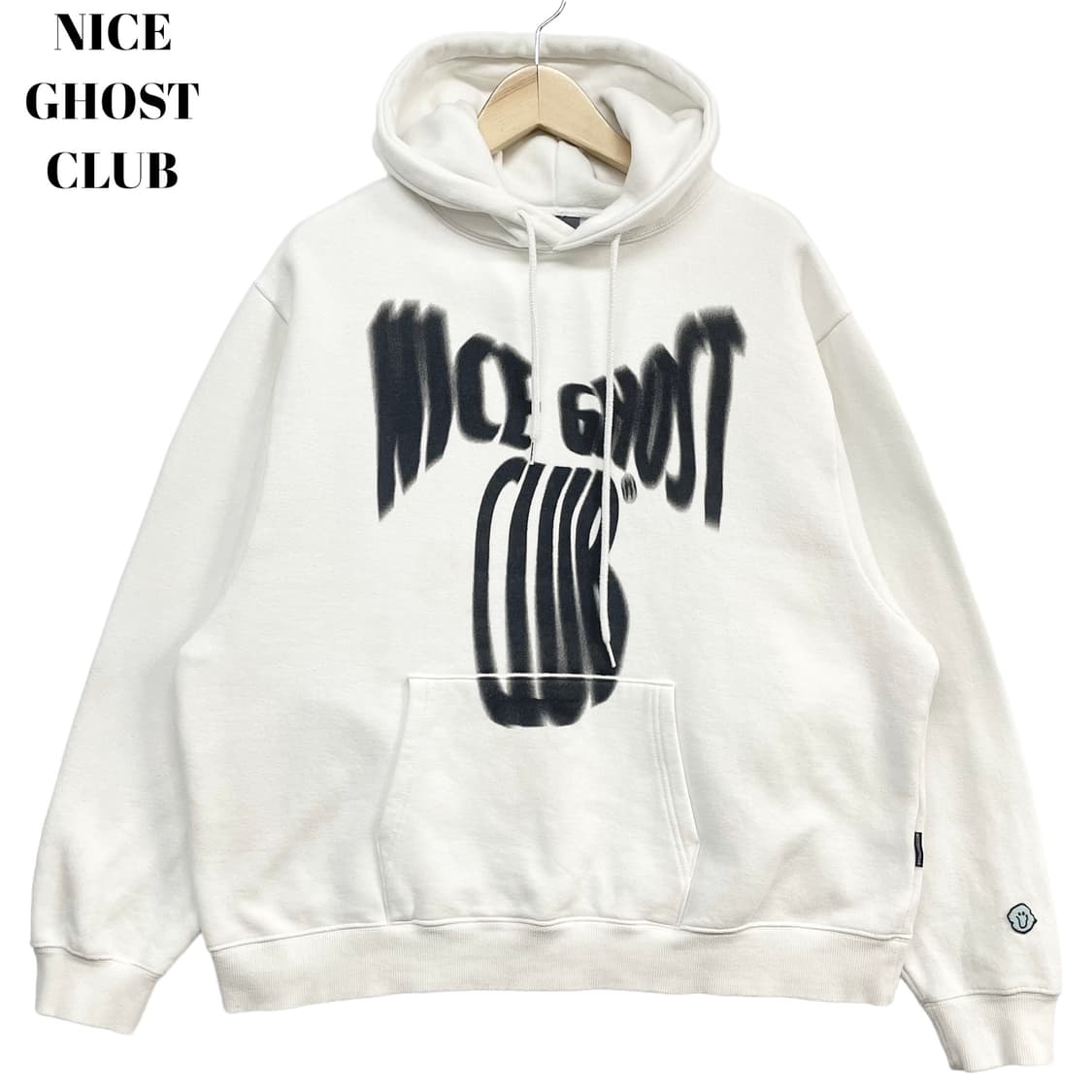 ★Nice Ghost Club★SHADOW BABY GHOST HOODIE SHADOW BABY GHOST HOODIE[BLACK] - niceghostclub