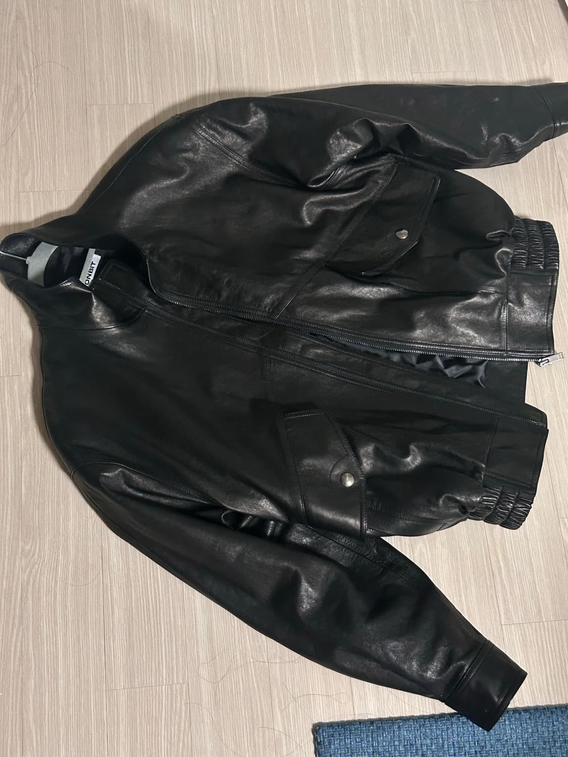ribbonbit 리본빛 레더 자켓 Fitz Leather Jacket | 후루츠패밀리