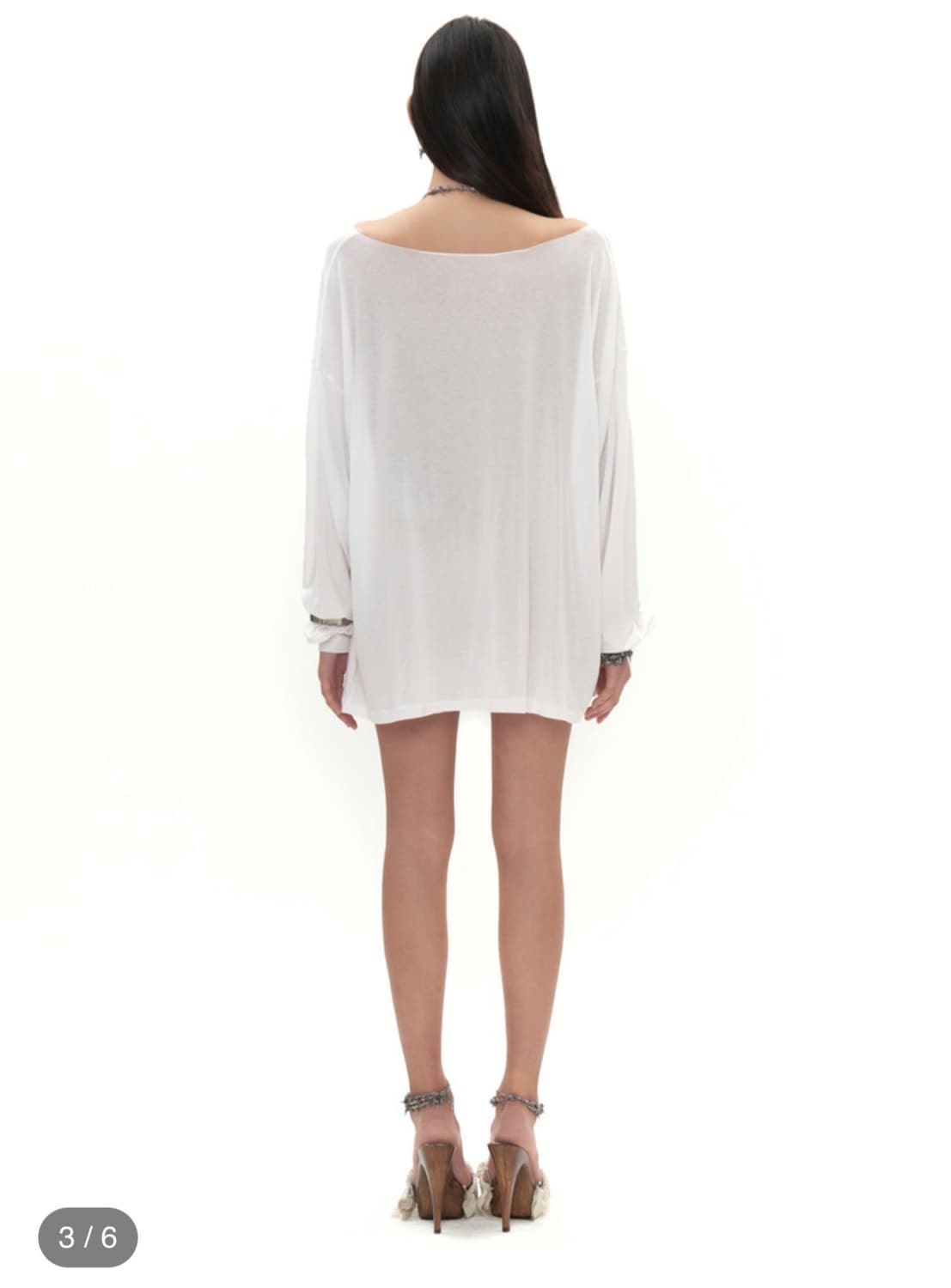 【604SERVICE】24fw STUDDED LOW-CUT T SHIRT 604SERVICE】24fw STUDDED LOW-CUT T SHIRT