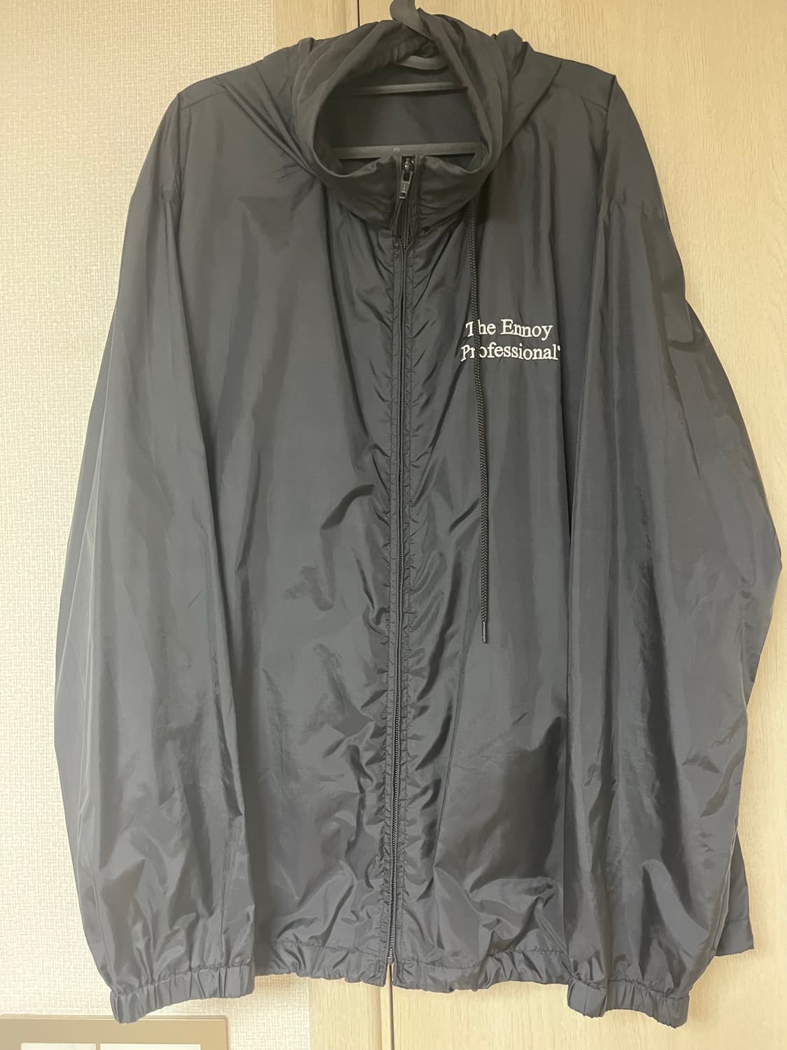 ENNOY PACKABLE NYLON JACKET BLACK XL Ennoy packable nylon jacket