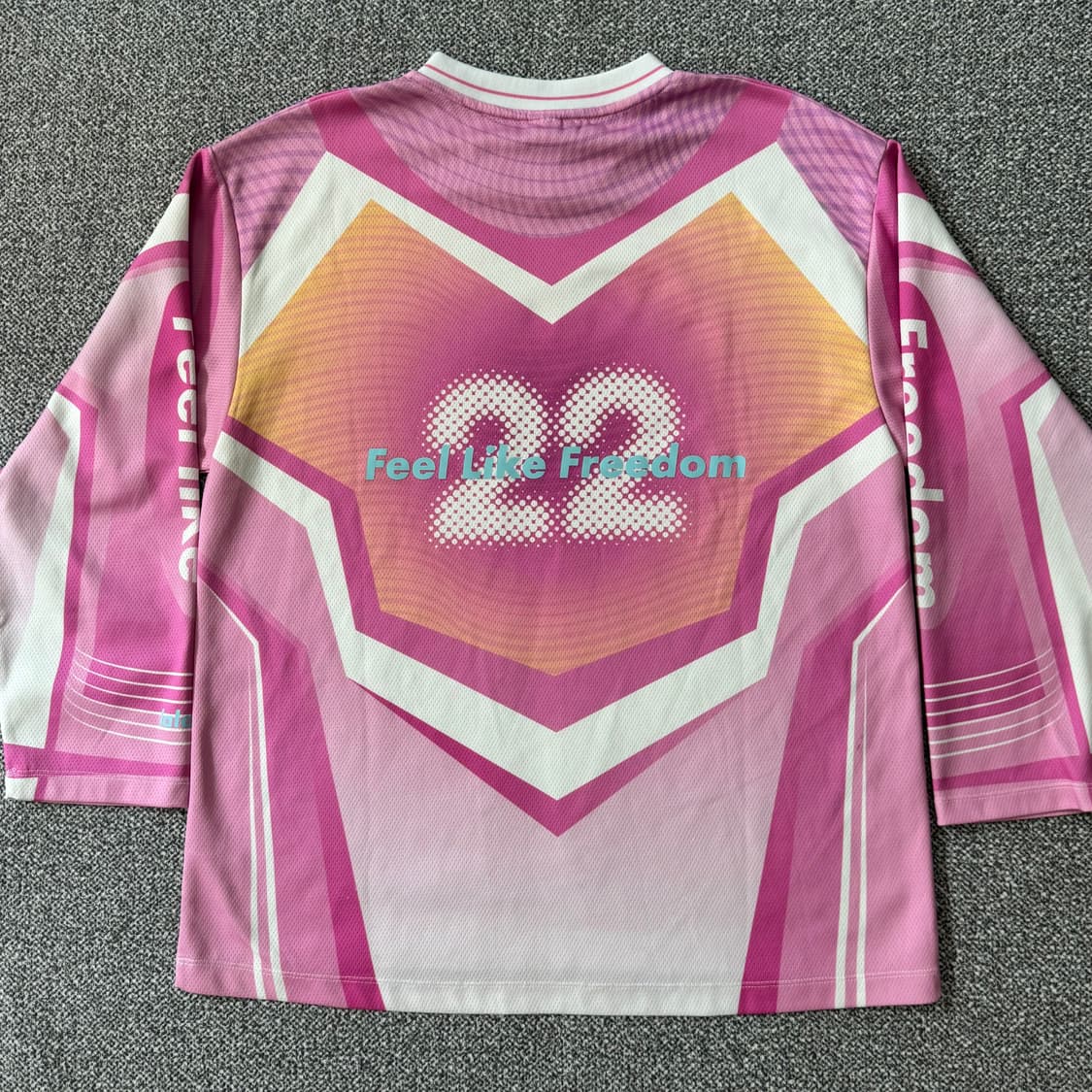 LALA SPORT OVERSIZED JERSEY T-SHIRT BN4C | 후루츠패밀리