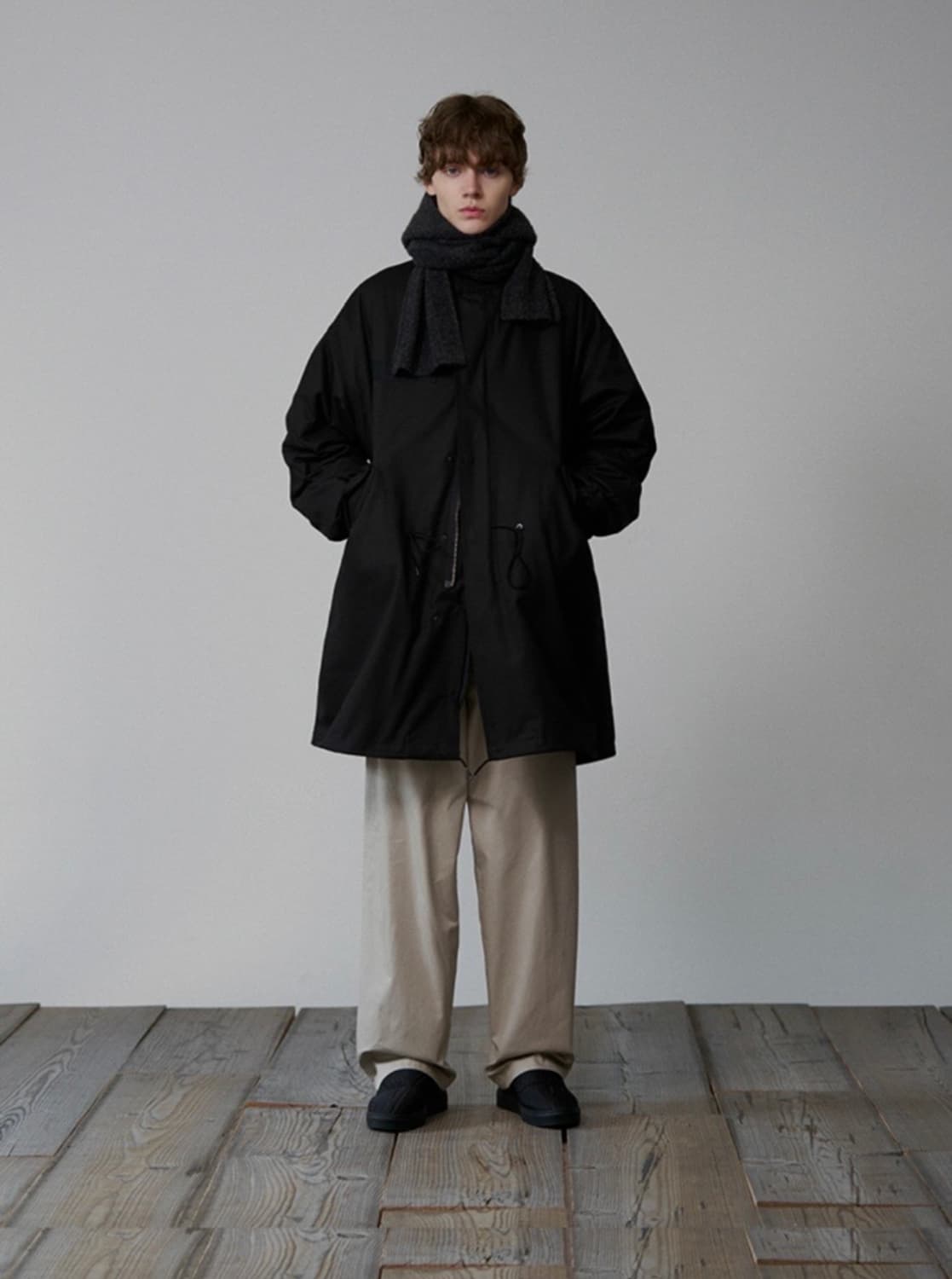 FUDGE掲載 19AW】Panelled Fishtail ParkaBricklayer - Fishtail Parka