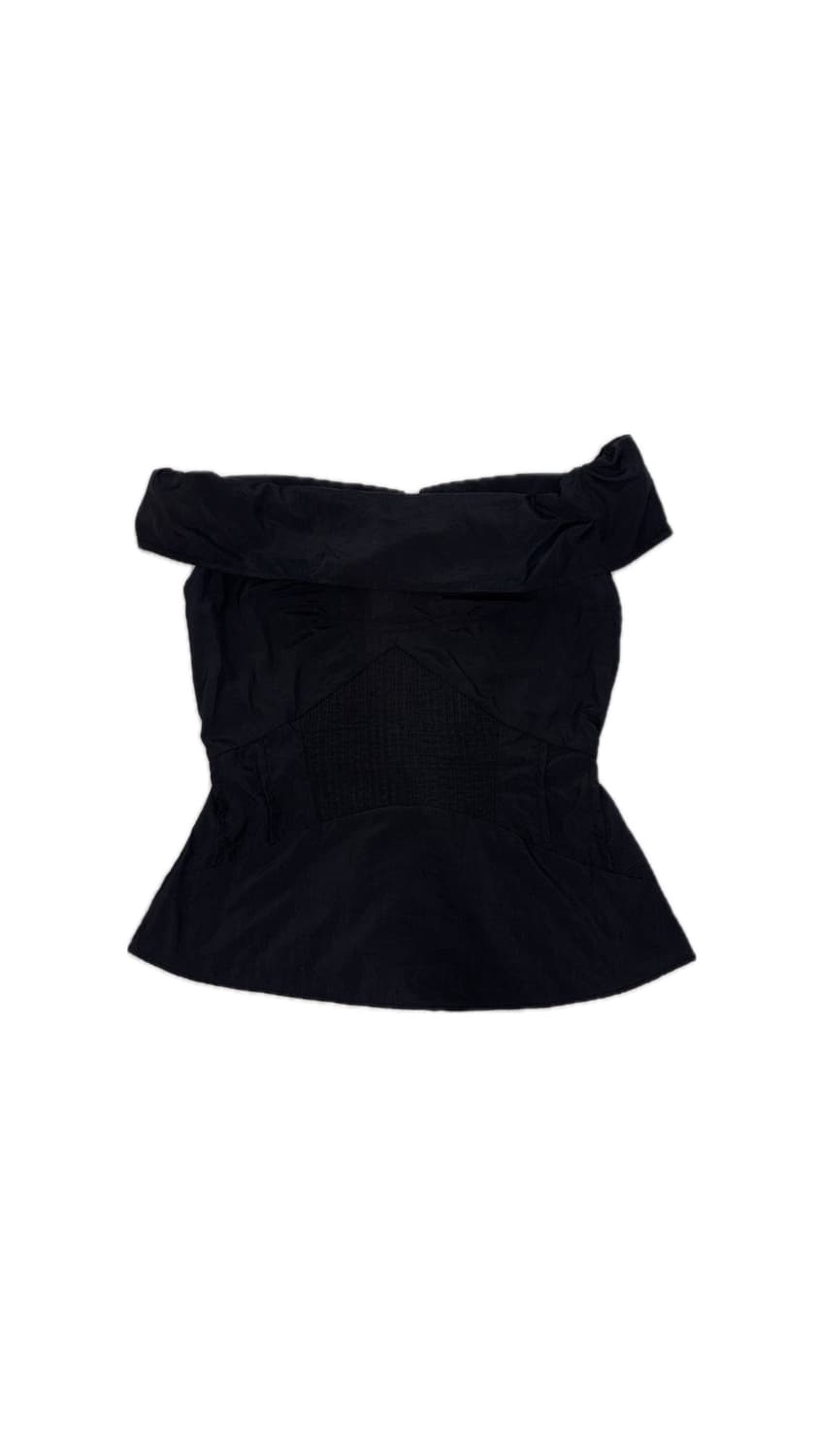OFF-SHOULDER PINTUCK BLOUSE - sinoon | 후루츠패밀리 OFF-SHOULDER PINTUCK BLOUSE - sinoon | 후루츠패밀리