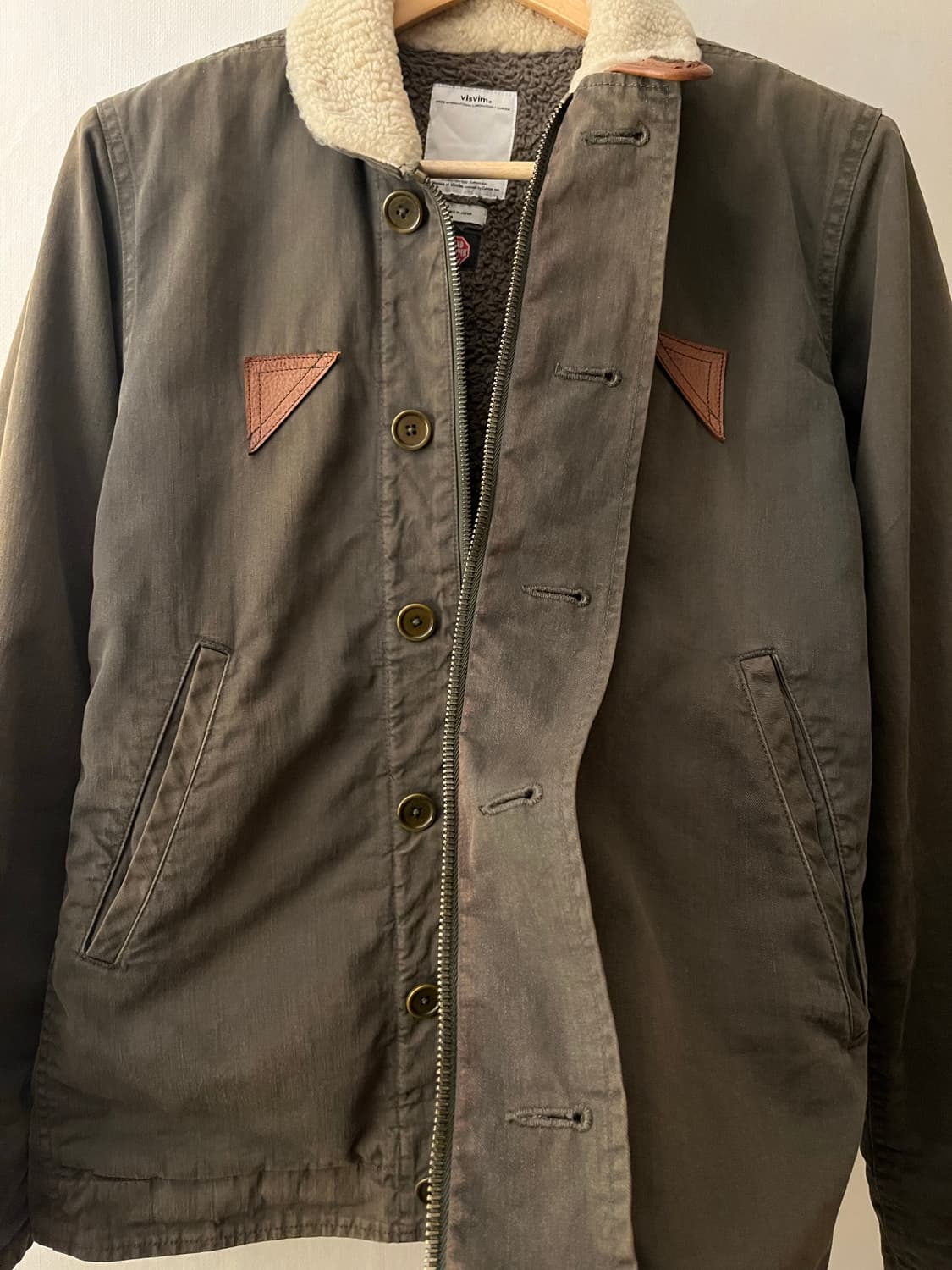 visvim CHIEF DECKHAND COAT ベージュ size2 ヴィズヴィム