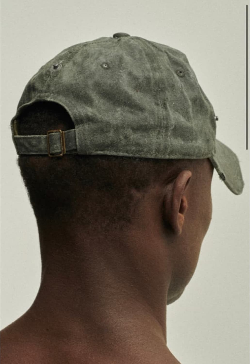 P.L.N oilskin cap green | 후루츠패밀리