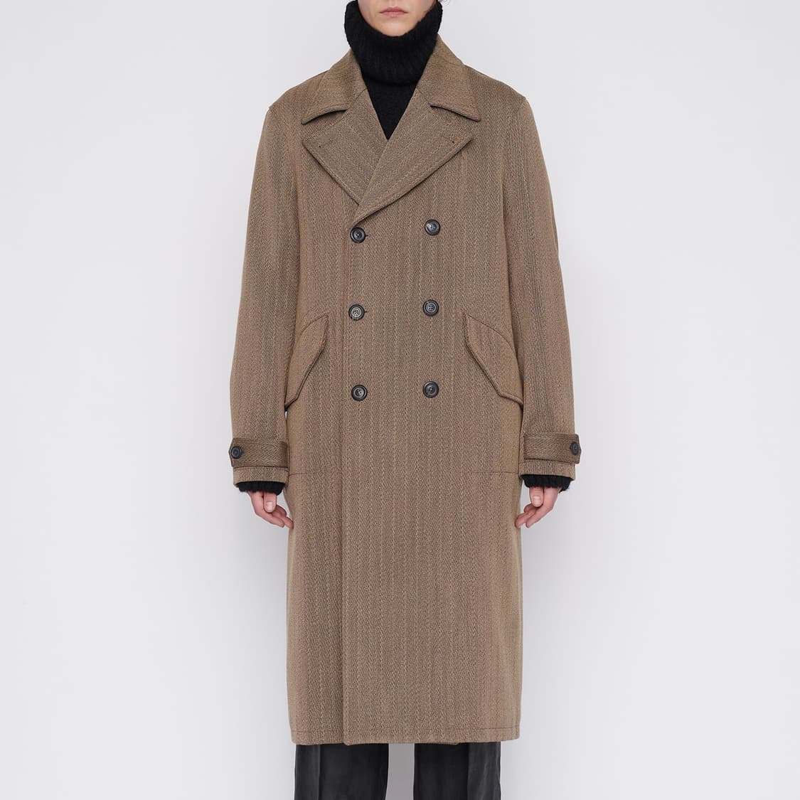 OUR LEGACY : LONG DB BUTA COAT | 후루츠패밀리