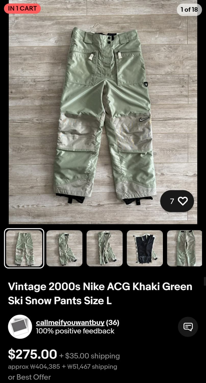 00s archive NIKE ACG ski pants tech y2k Rare!! Vintage 90s NIKE