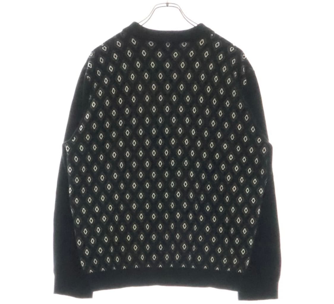 tttmsw 23ss diamond knit polo zip knit TTT MSW 23SS Diamond Knit