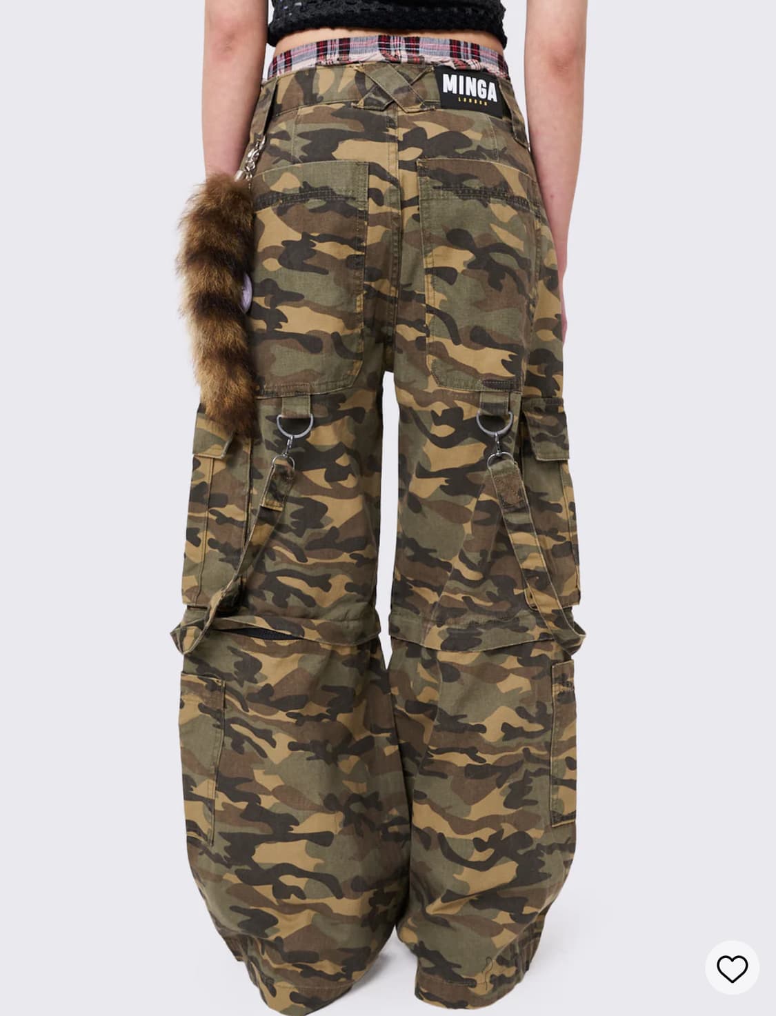 パンツ Minga London TREK CAMO CARGO JEANS パンツ Minga London TREK CAMO CARGO JEANS Camo Multi Pocket Wide