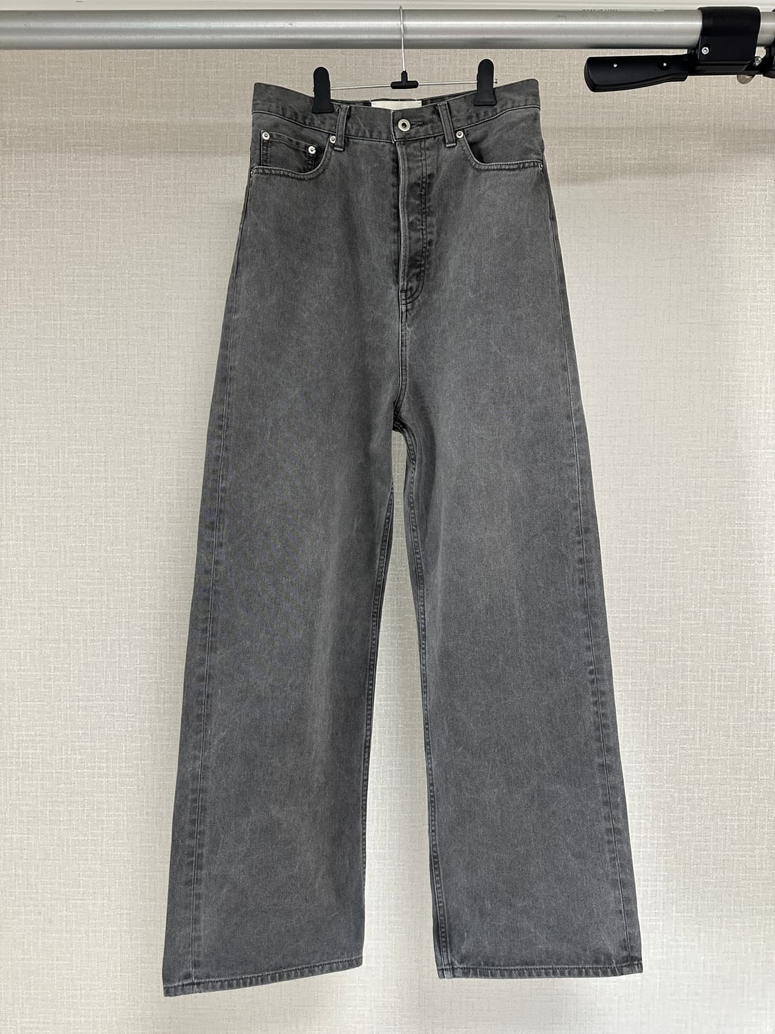 パンツ vujade GREY UNEVEN DYE DENIM PANTS size1 GREY UNEVEN DYE DENIM PANTS – VUJA DÉ