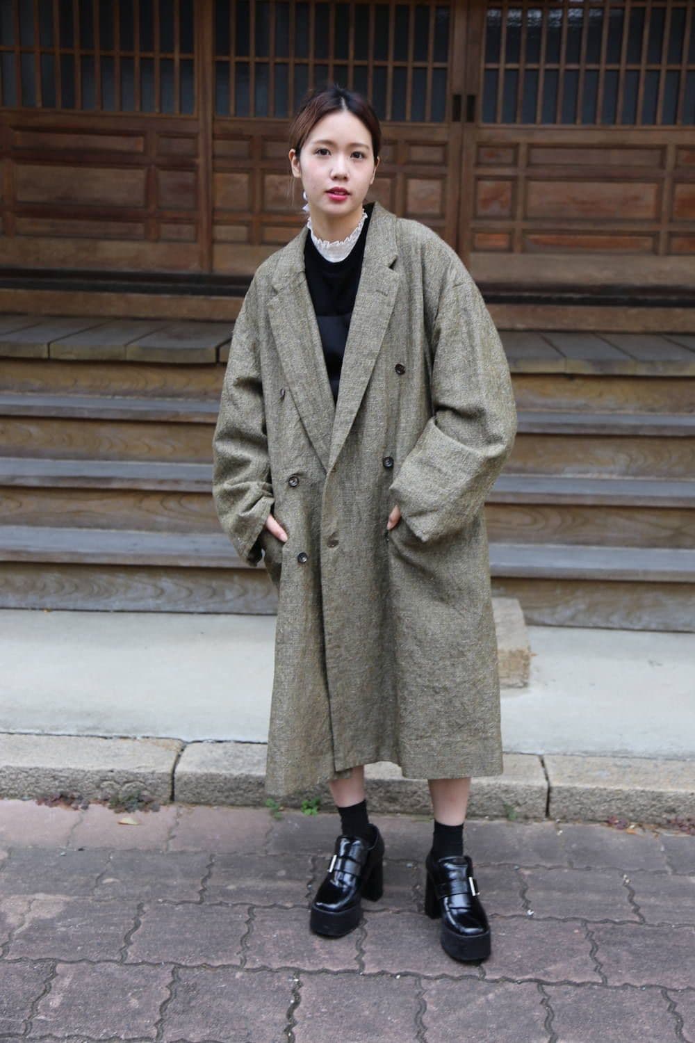 ジャケット・アウター Graphpaper Tweed Kibata Coat ジャケット・アウター Graphpaper Tweed Kibata Coat ジャケット