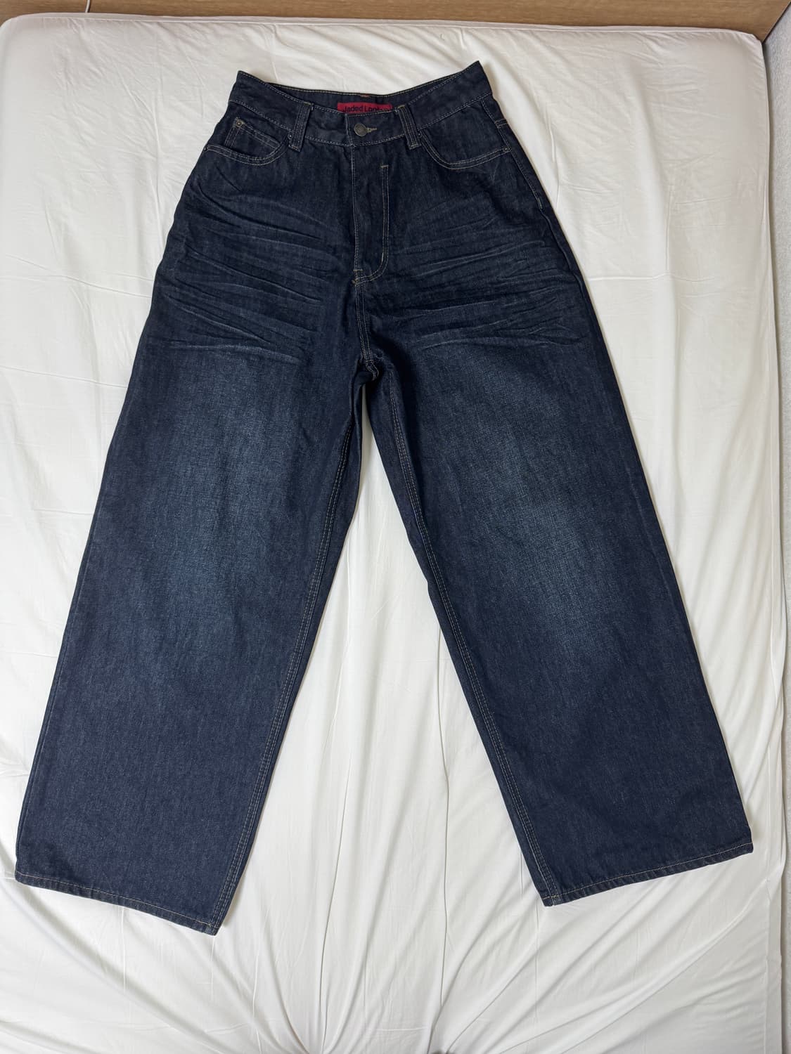 パンツ Jaded London Creased Indigo XL Jeans w30 JADED LONDON】Creased Indigo XL Colossus Jeans (JADED LONDON