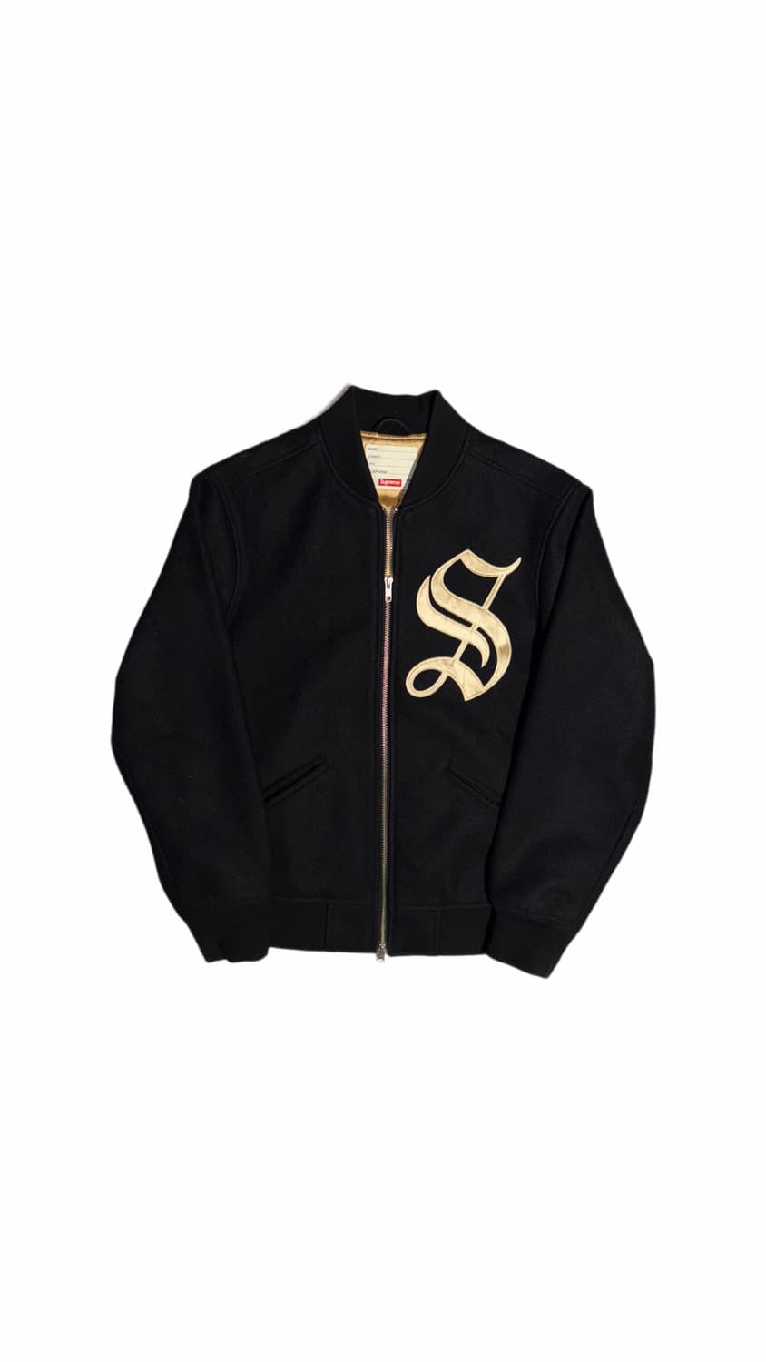 Supreme Old English Zip Varsity Jacket Supreme Old English Zip