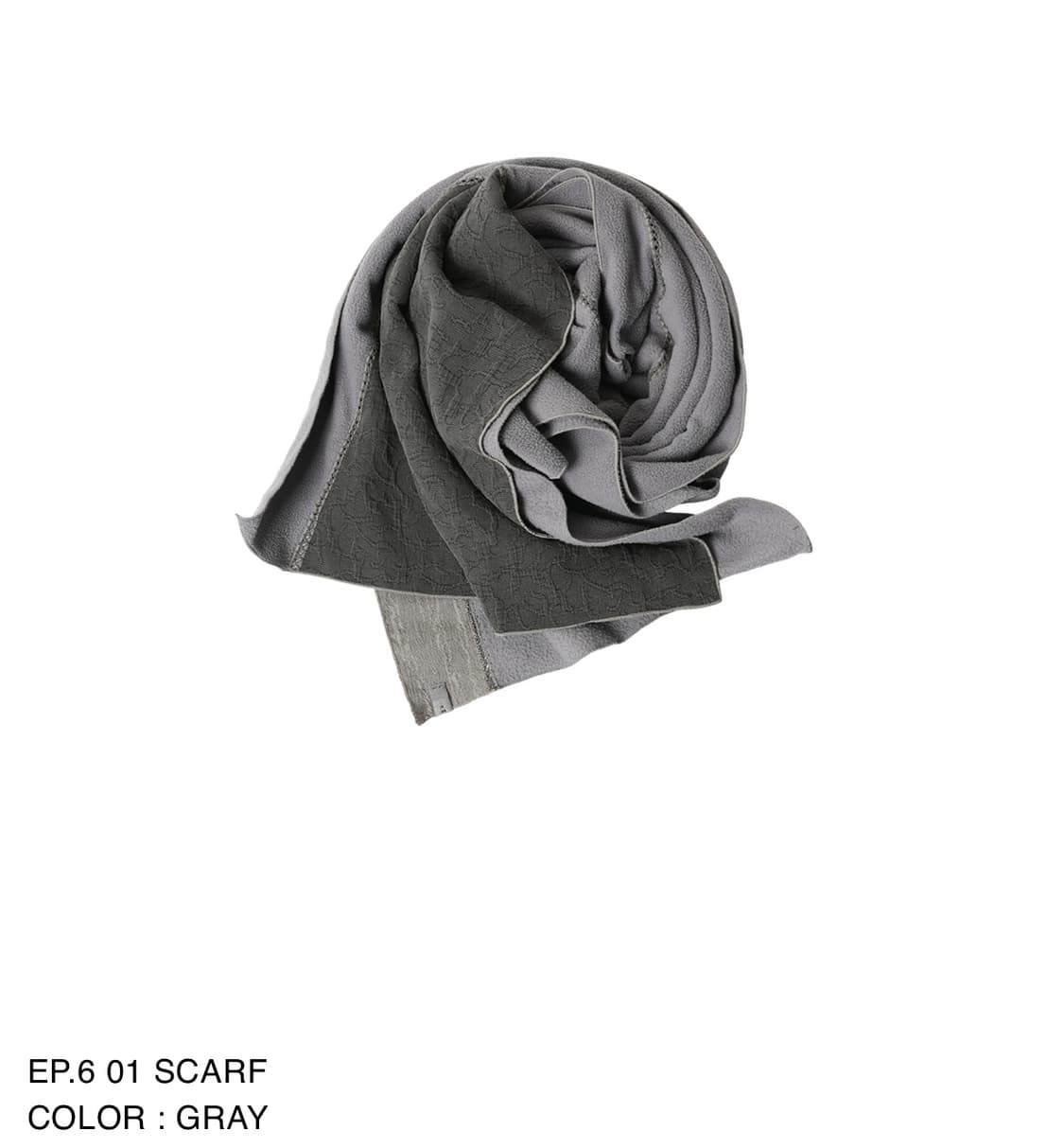 Xlim ep.6 01 scarf gray | 후루츠패밀리