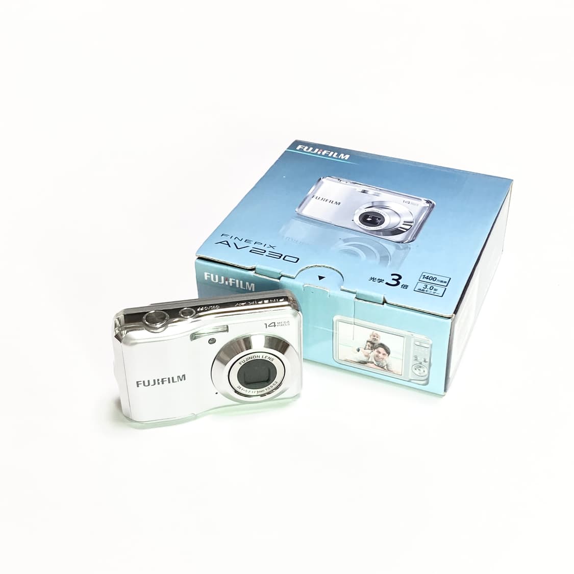 富士フイルム FUJIFILM FinePix AV230 [シルバー] 良品 富士フィルム