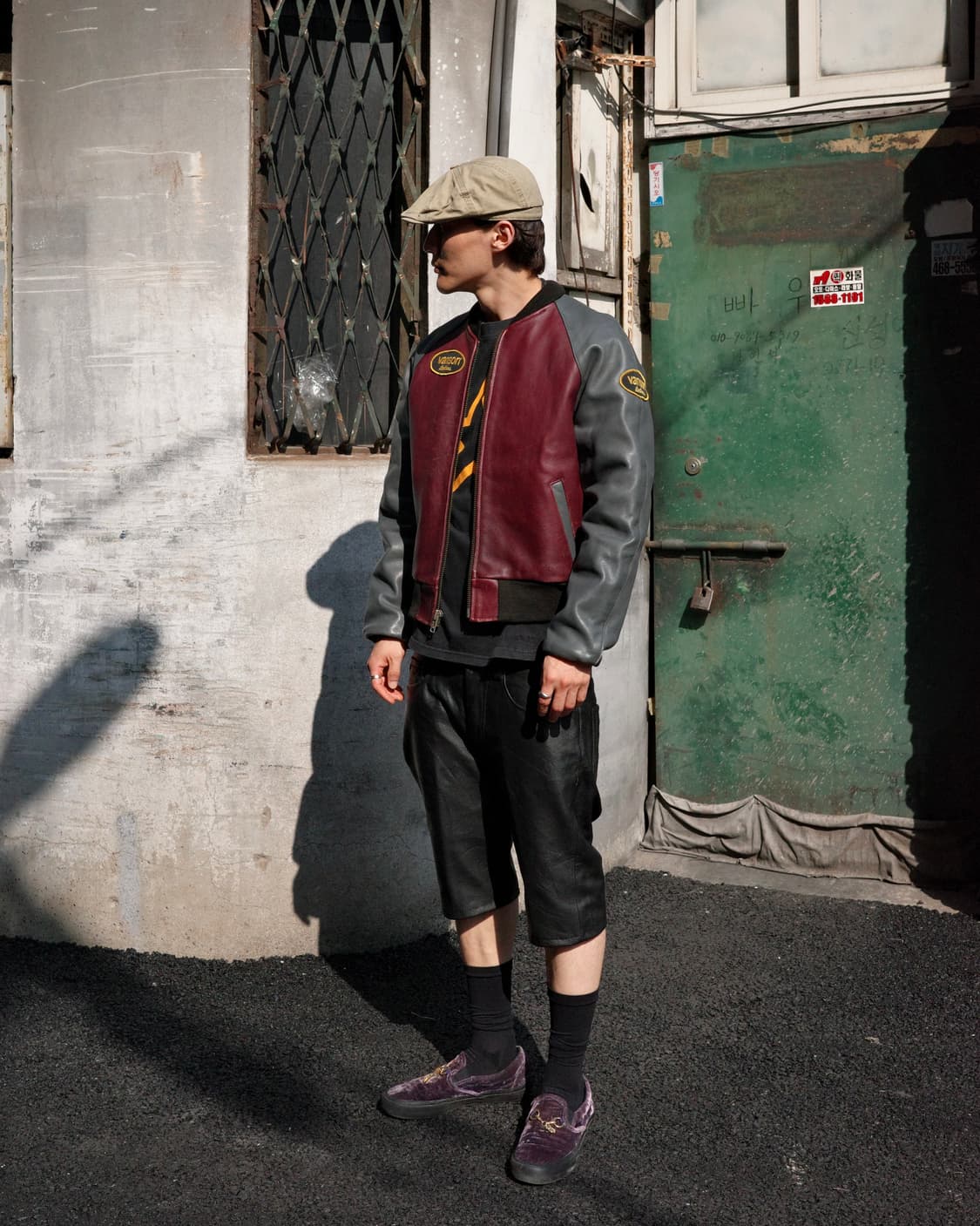 Schott N.Y.C Leather Motorcycles Shorts | 후루츠패밀리