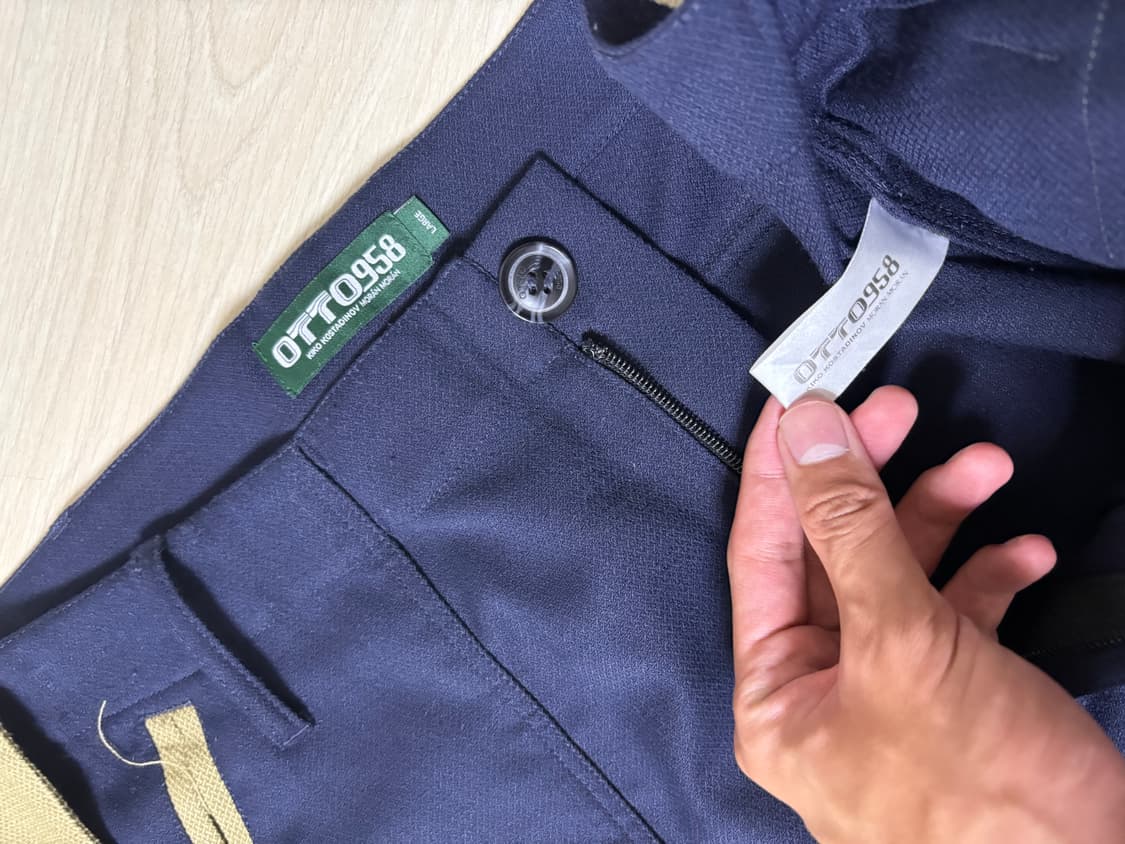Otto 958 O Booth Trousers - Navy | 후루츠패밀리