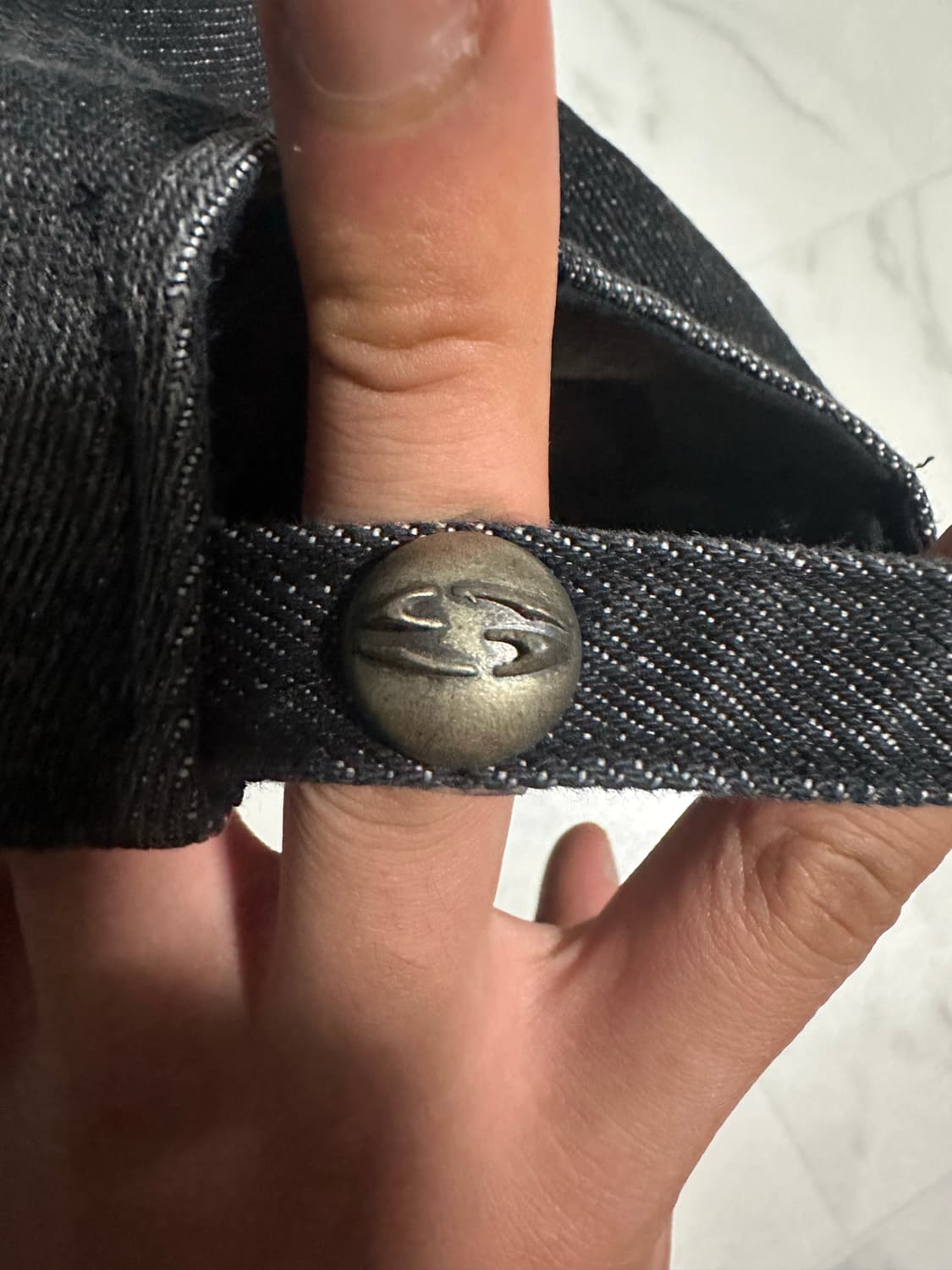 그레일드 GRAILZ DENIM OVAL LOGO CAP [BLACK] | 후루츠패밀리