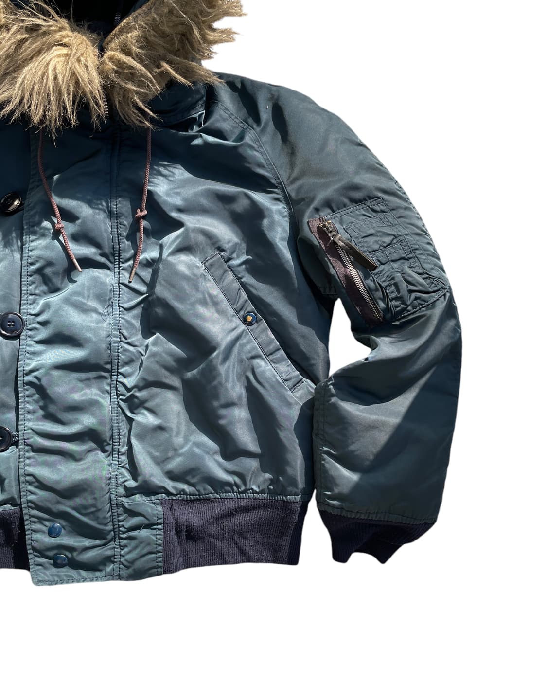 あ*い様 90s alpha n2-b n2b flight jacket 希少 90s USA製ALPHA N2B flight jacket 黒 L - メルカリ