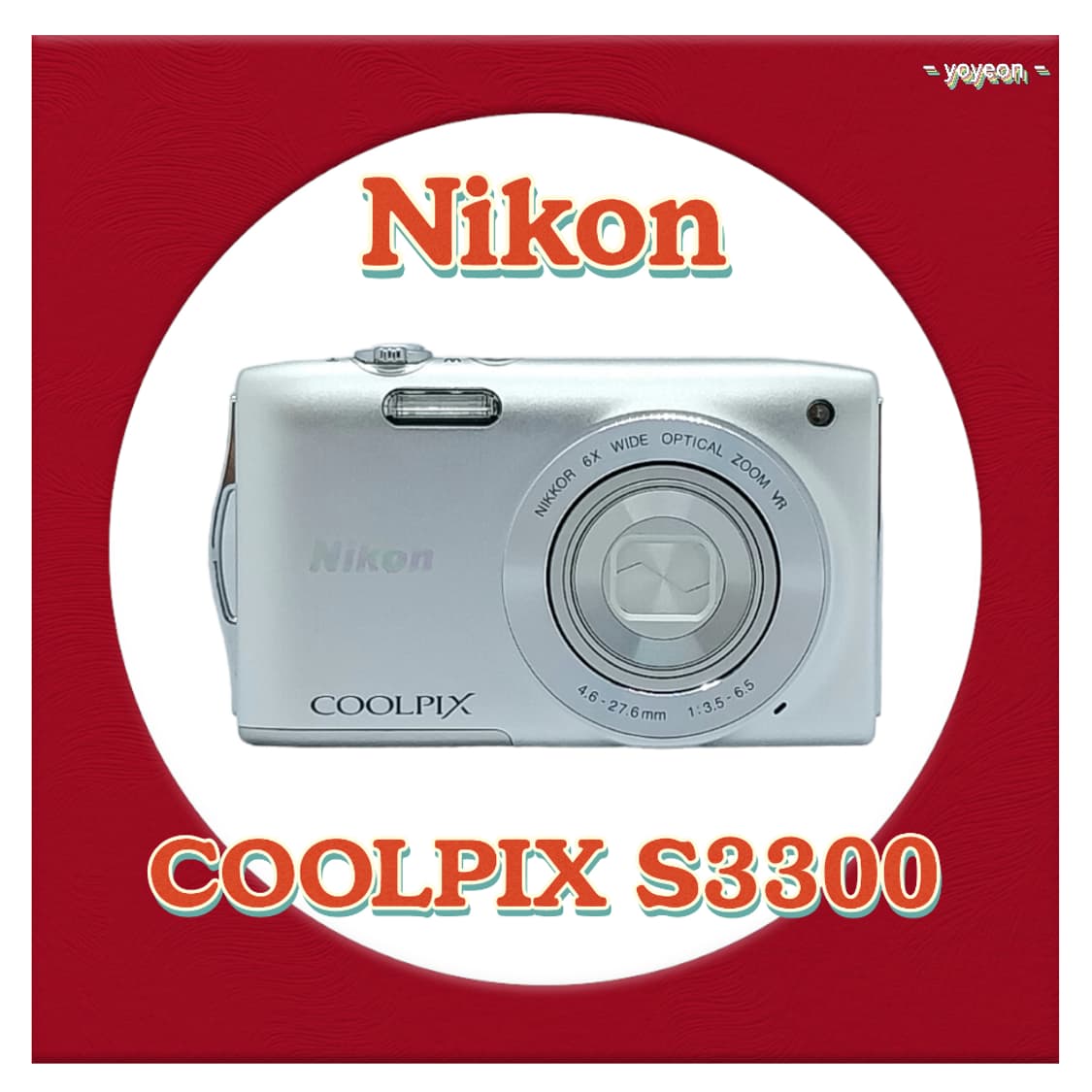 Nikon Coolpix S3300 Fotocamera Digitale Compatta Verde 16 MP – Usata Dal Giappone