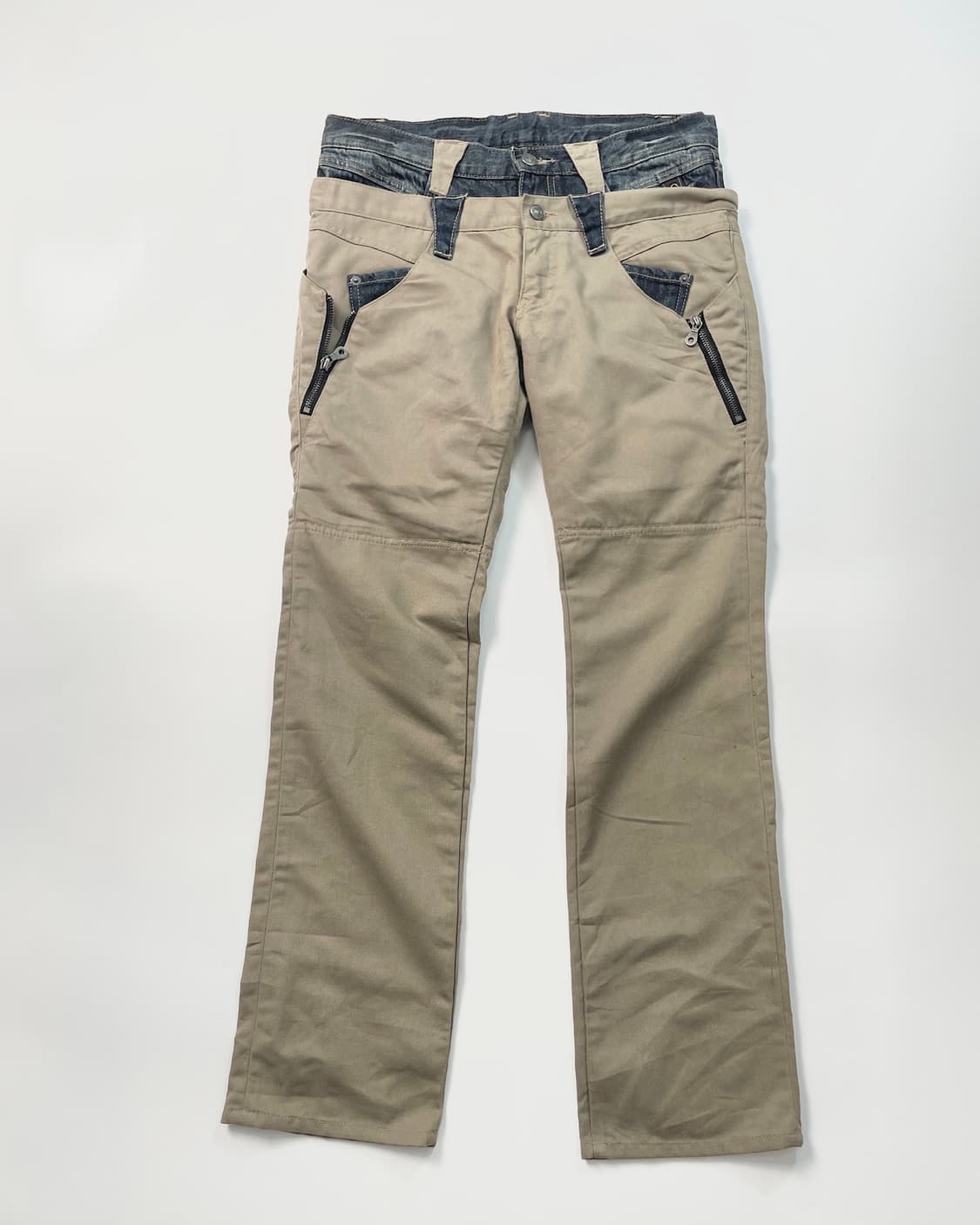archive PPFM gimmick cargo pants archive PPFM gimmick layered