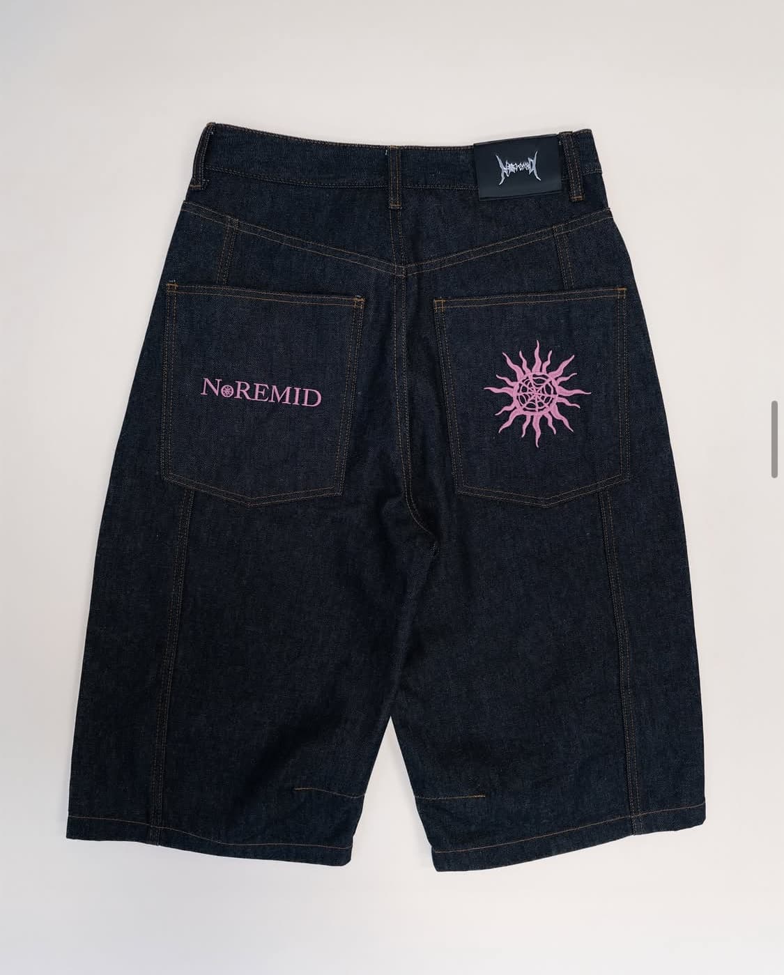 NOREMID RIGIT BAGGY JORTS – NAVY | 후루츠패밀리