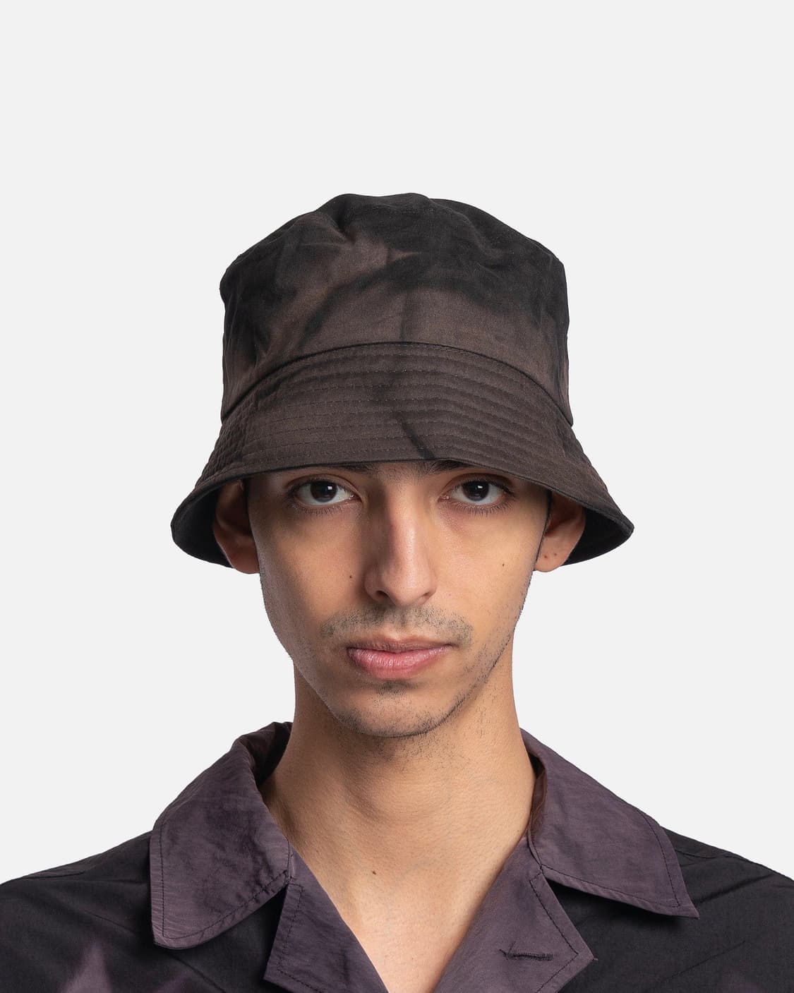 JiyongKim バケットハット JiyongKim Black Sun-Bleached Bucket Hat