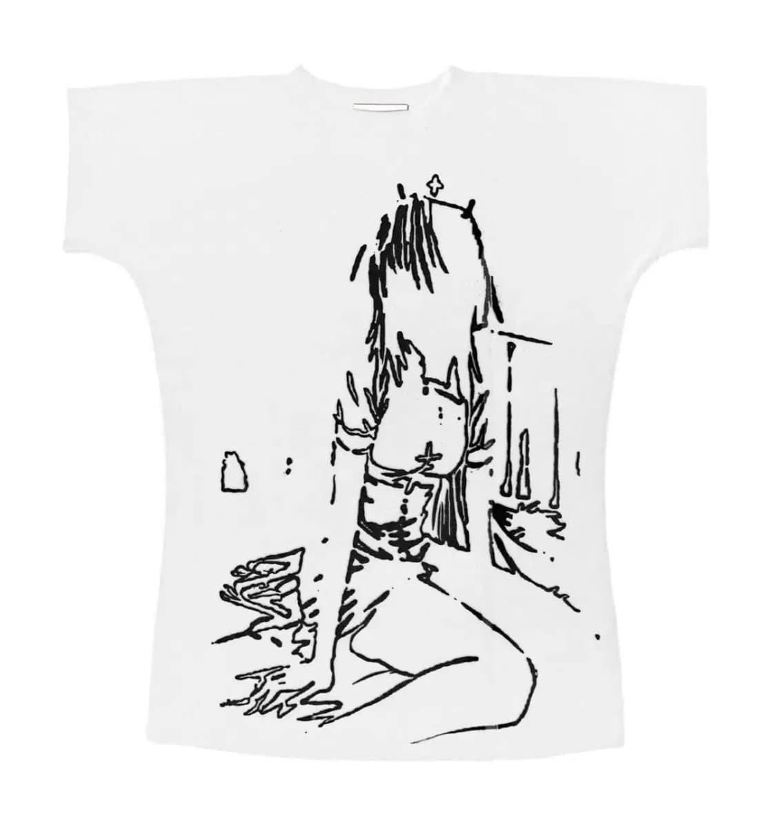 Tシャツ・カットソー [bonnae]25SS-Eyelet Top(white&Black) BEAMS BEAMS / Border T 恤 25SS（T 恤、剪裁ONEITA缝制 T 恤