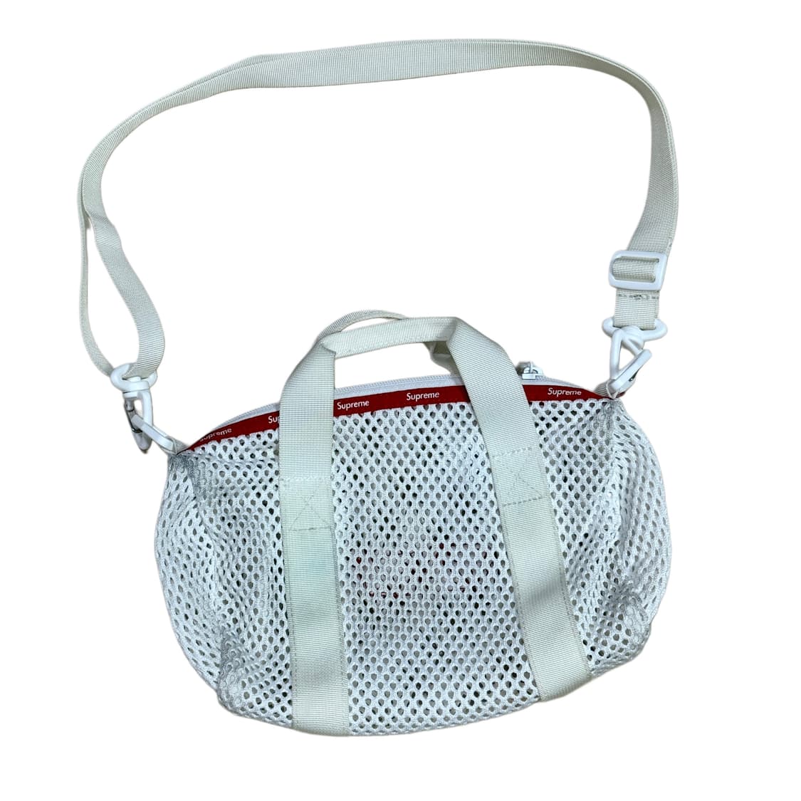 Supreme Mesh Mini Duffle Bag White - 23S | 후루츠패밀리