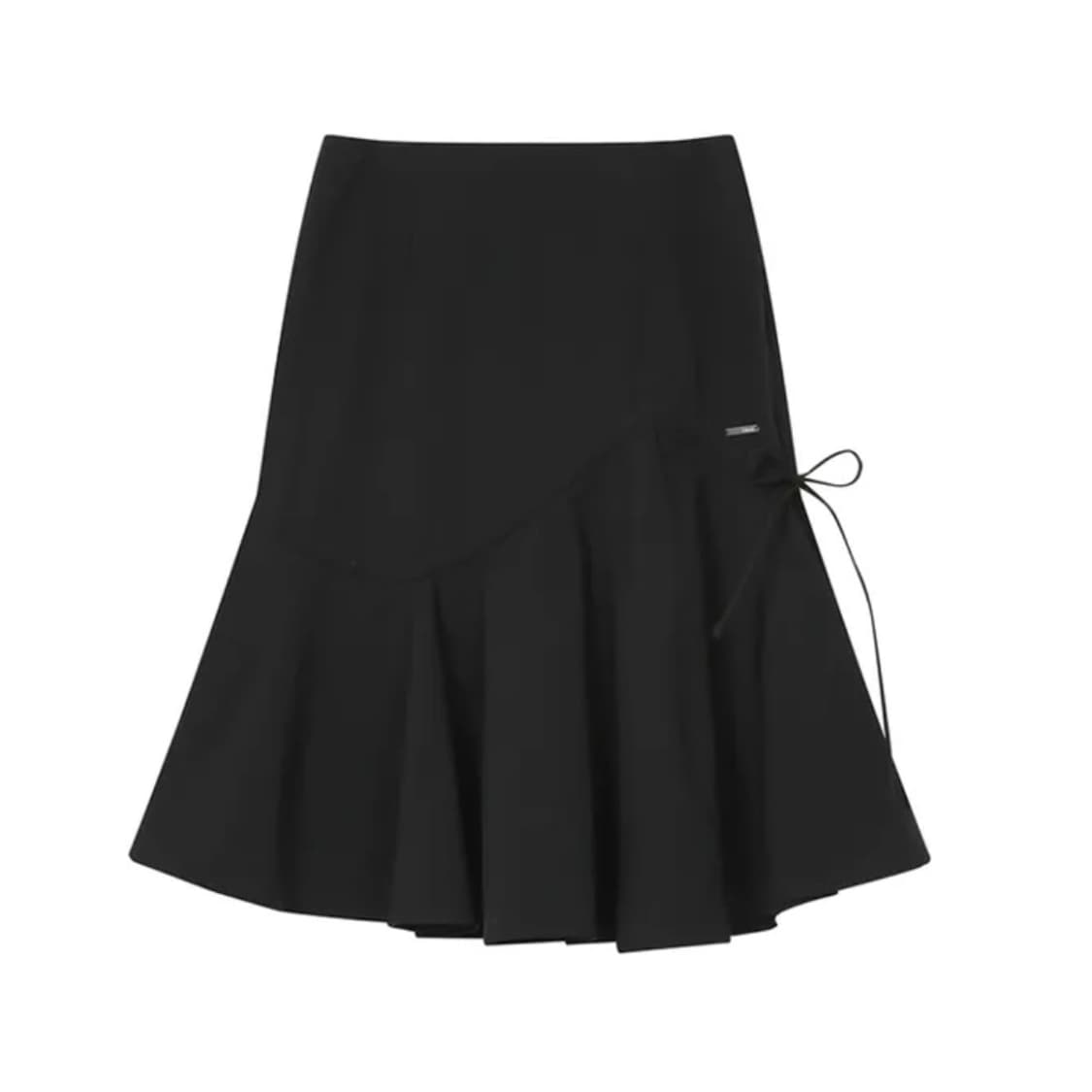 MISEKI SEOUL ■ Shirring ruffle midi skirt MISEKI SEOUL Shirring Ruffle Midi Skirt BLACK on Bunjang