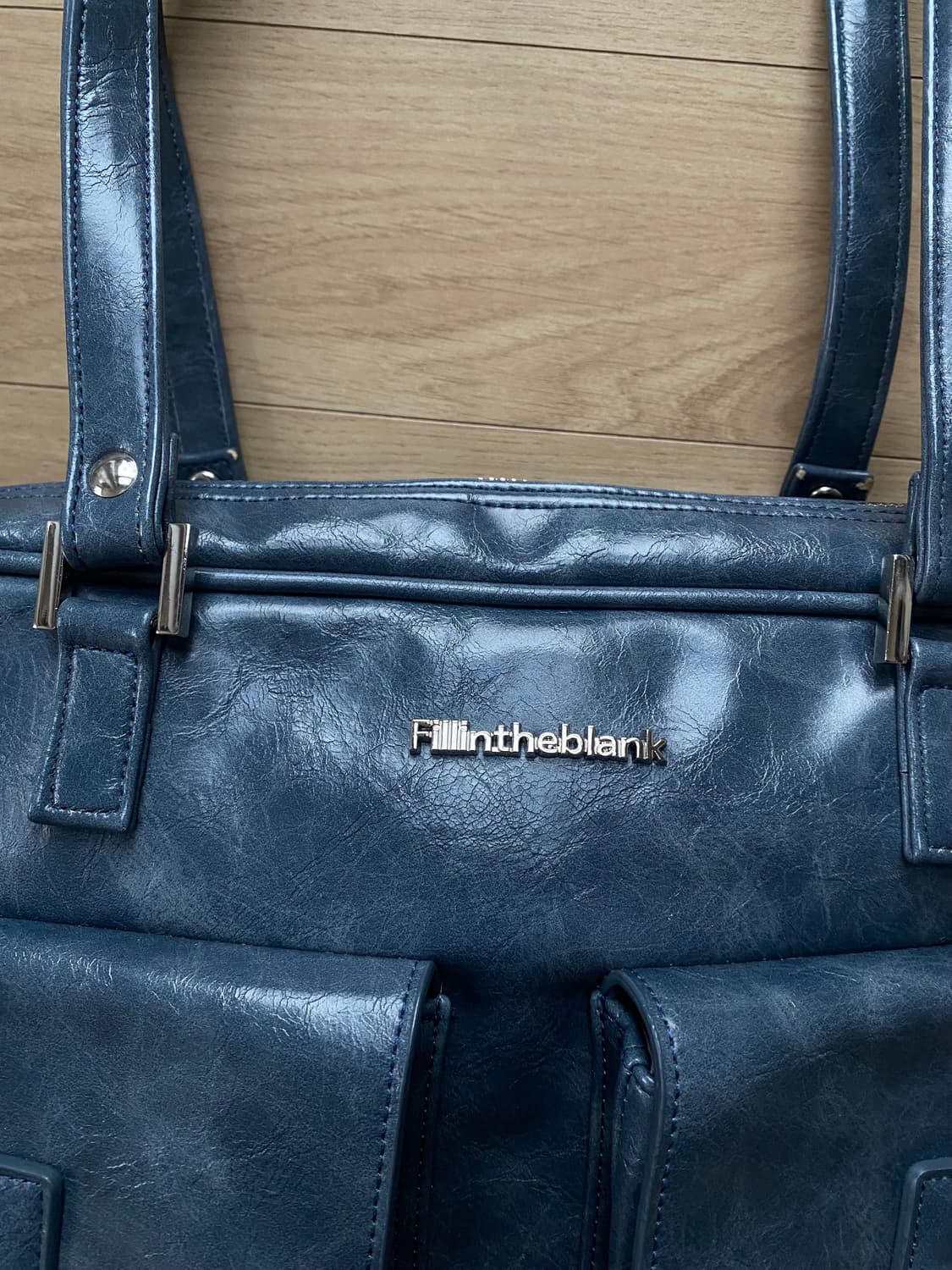 FILLINTHEBLANK★韓国★人気★Coated Denim Chillin Bag 2色 FILLINTHEBLANK