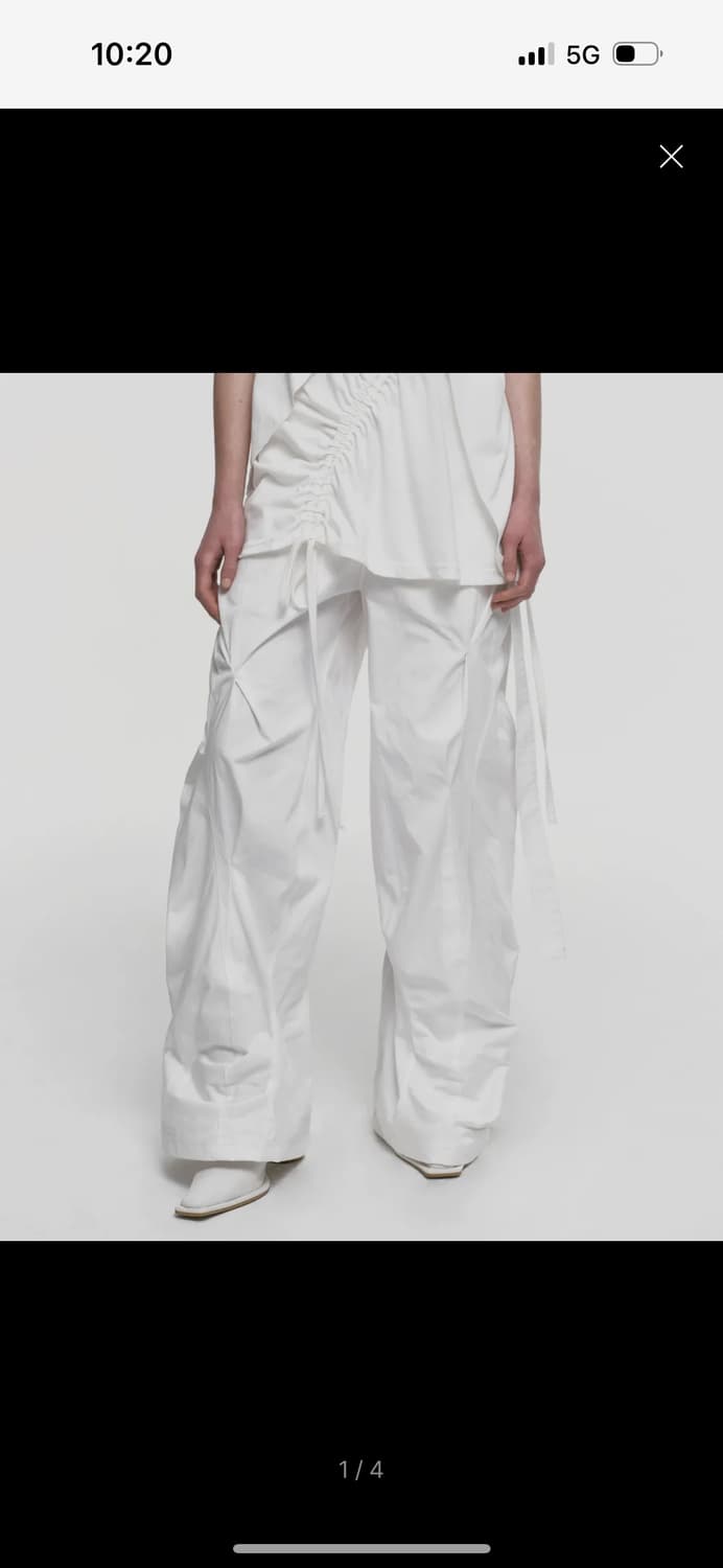 【NACHE】DISTORTED DRAPING PANTS (UNISEX) NACHE】DISTORTED DRAPING PANTS (UNISEX) NACHE】DISTORTED DRAPING