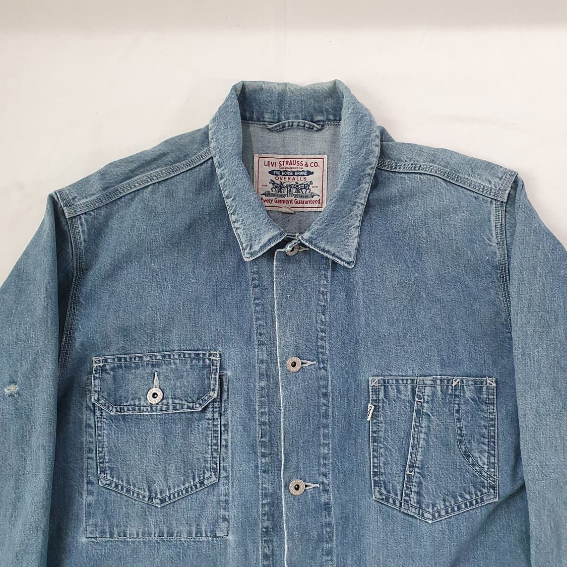 90s Levis Denim Coverall Jacket | 후루츠패밀리