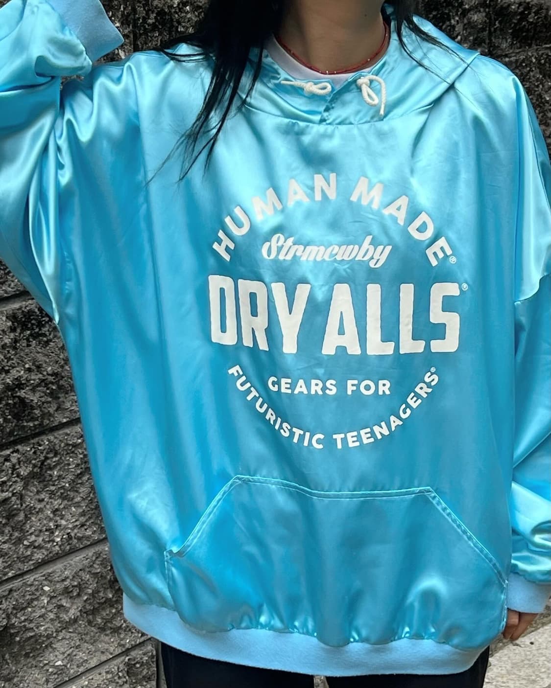 HUMAN MADE SATIN PULLOVER